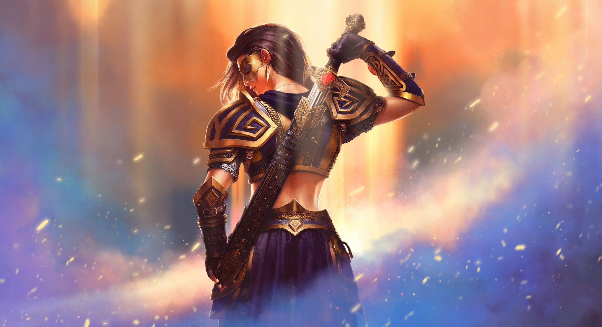 Fantasy Warrior Girl
 Wallpapers