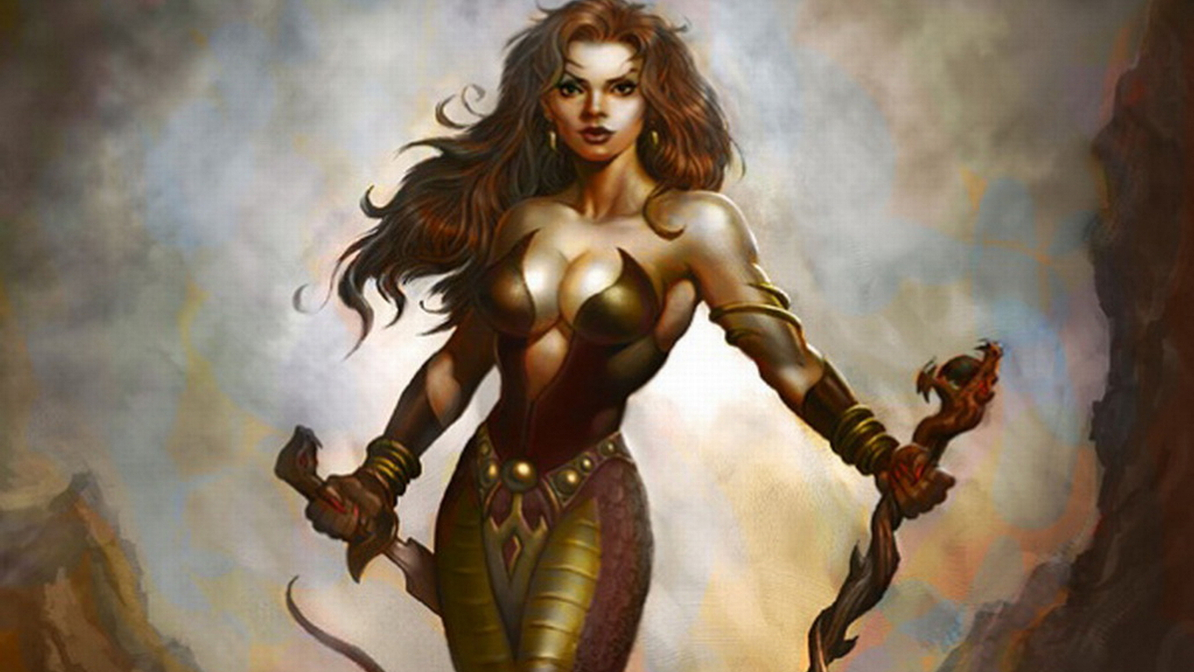 Fantasy Warrior Girl
 Wallpapers