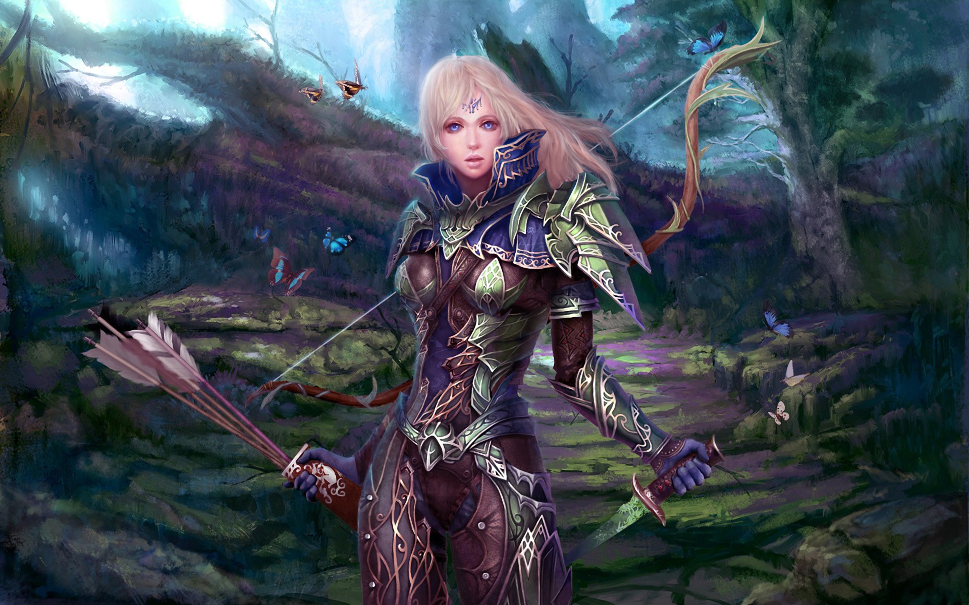 Fantasy Warrior Girl
 Wallpapers