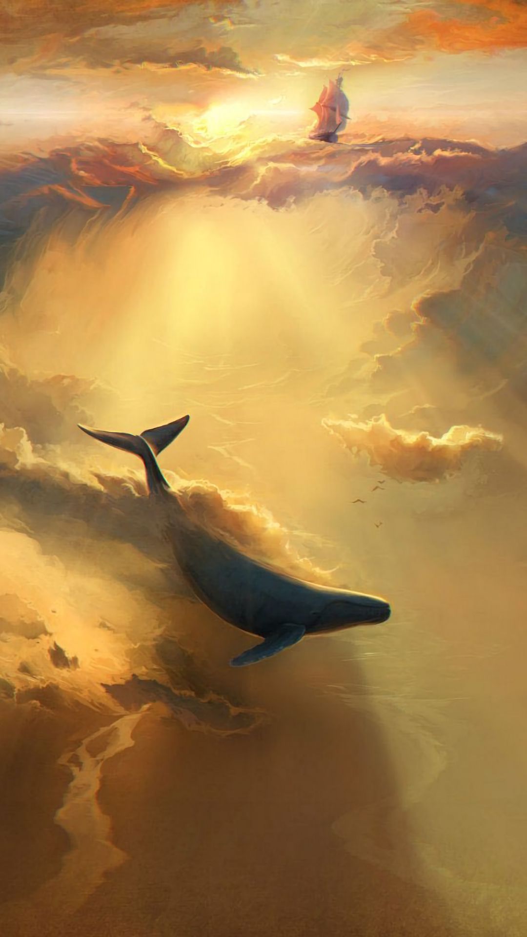 Fantasy Whale Wallpapers