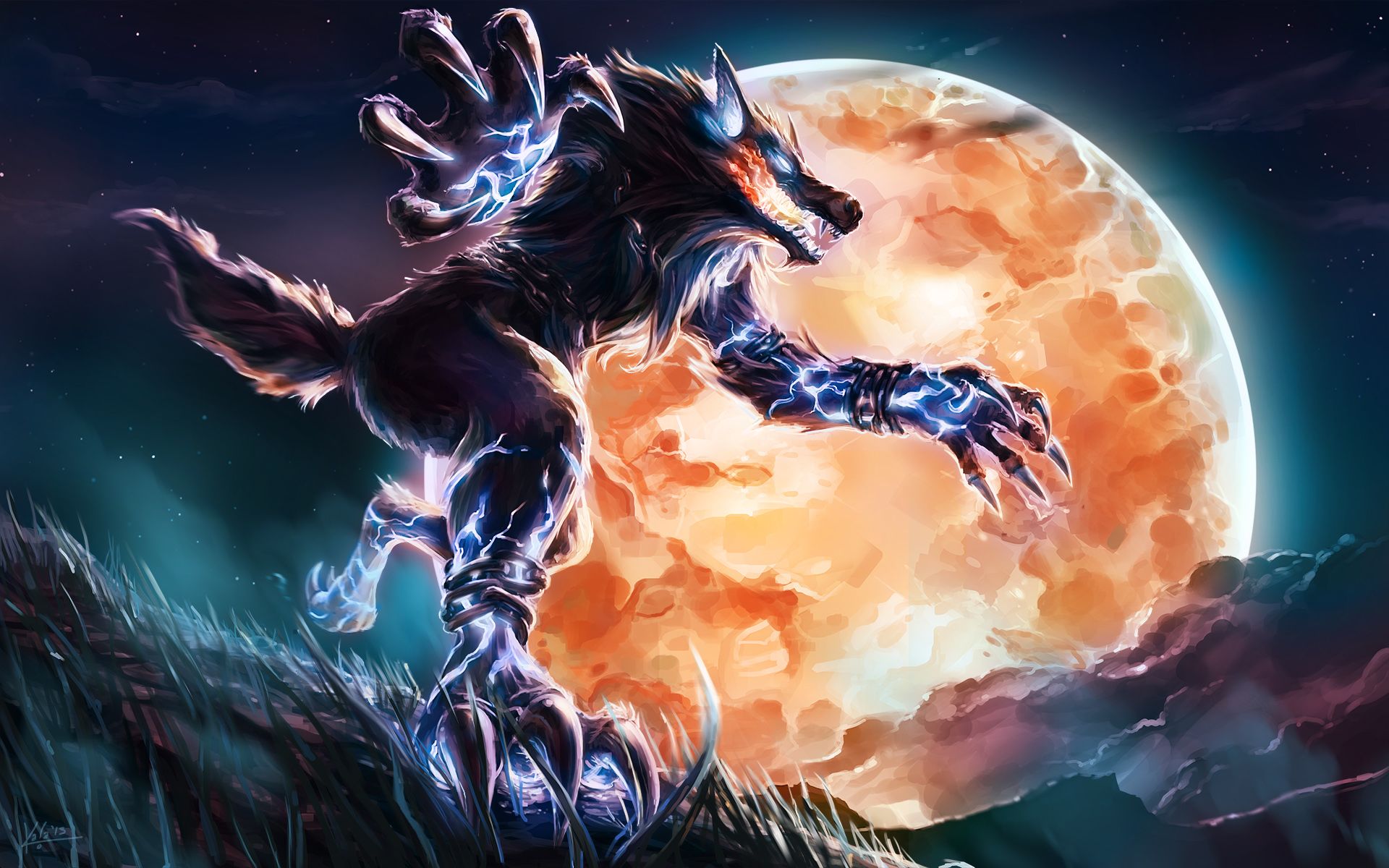 Fenrir Smite Fantasy Art
 Wallpapers