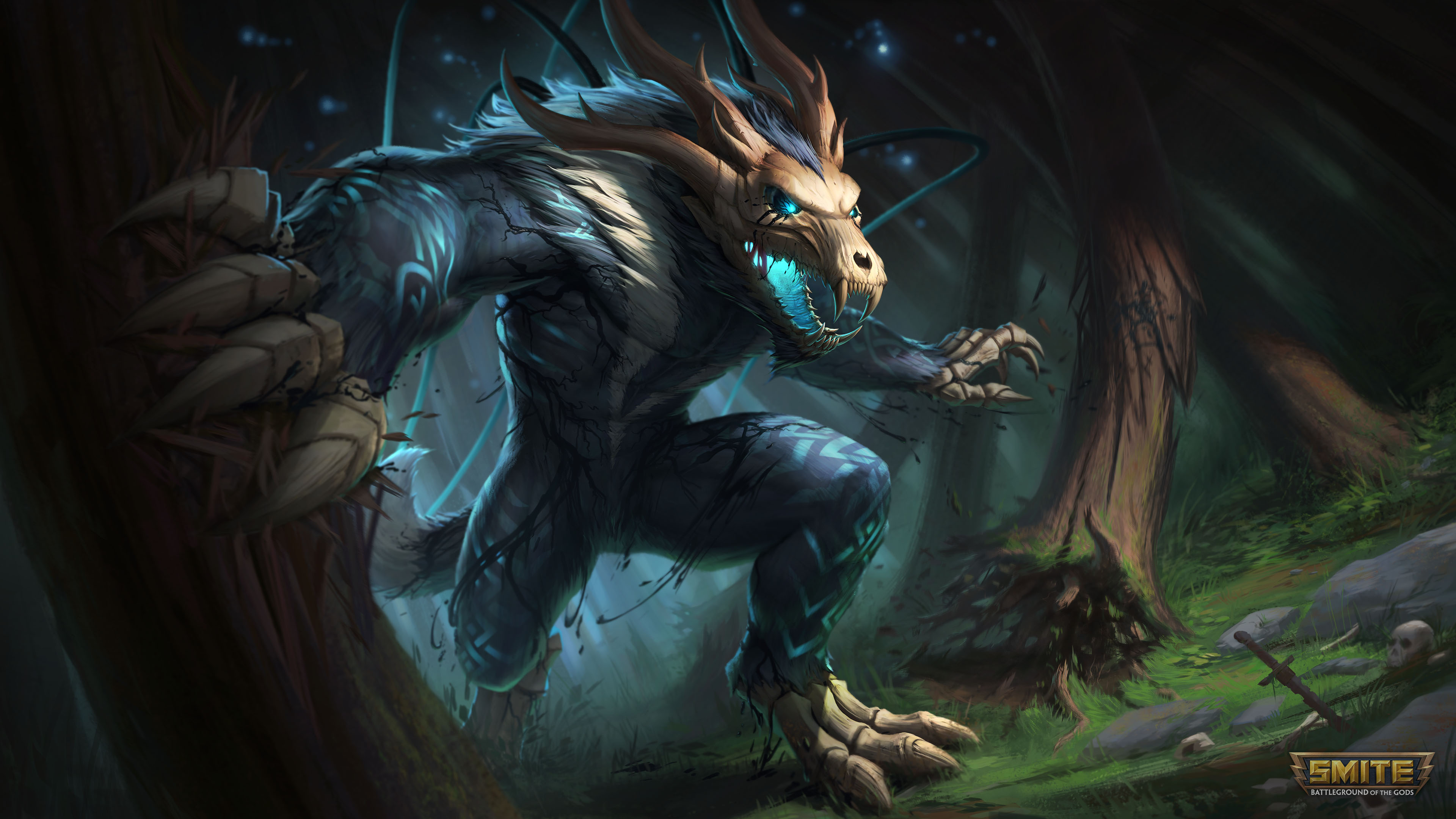 Fenrir Smite Fantasy Art
 Wallpapers