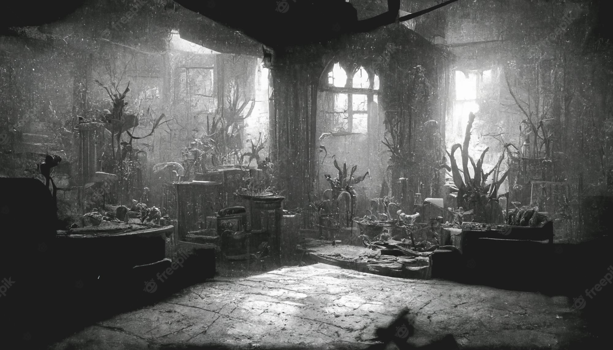 Horror House Monochrome
 Wallpapers