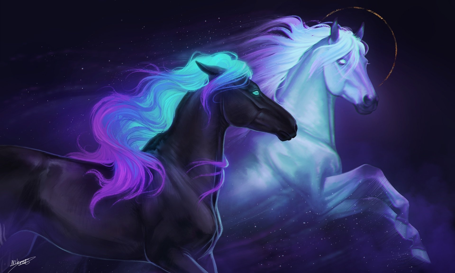 Horse Creature In Dark Fantasy
 Wallpapers