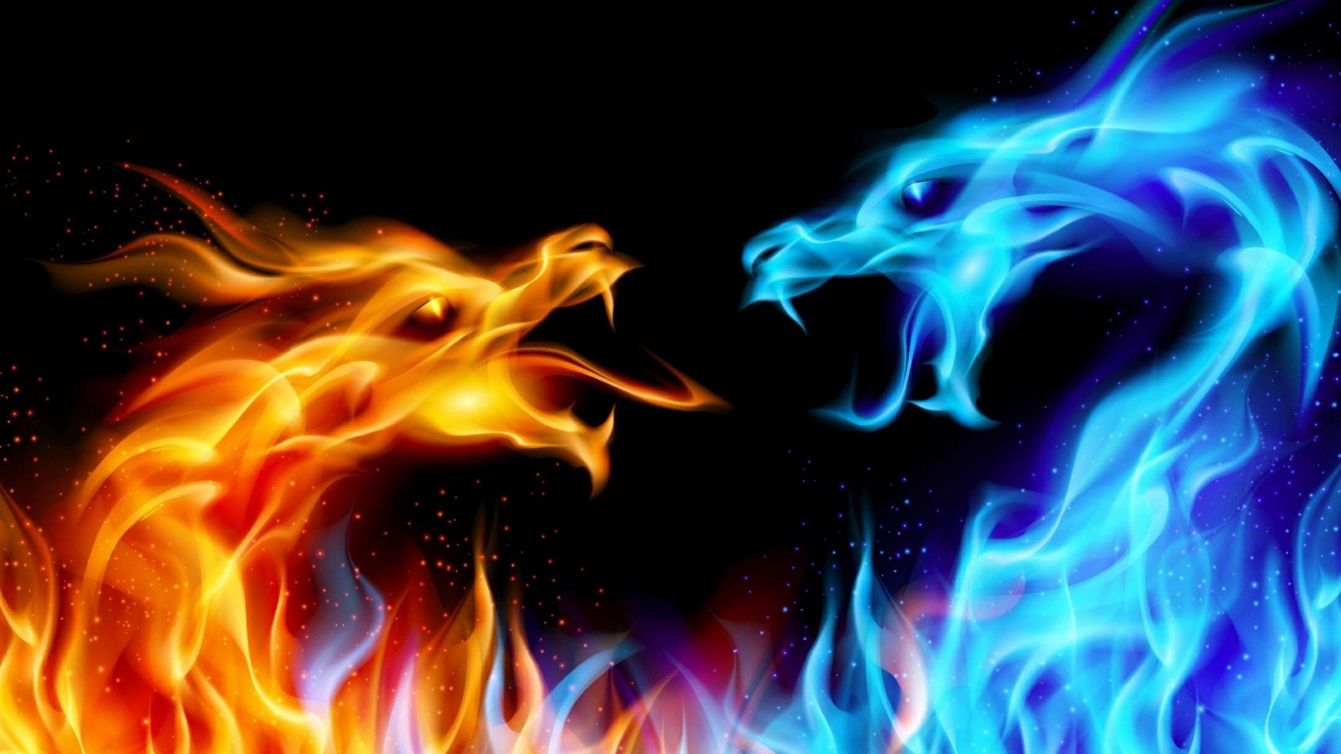 Ice And Fire Dragons
 Wallpapers