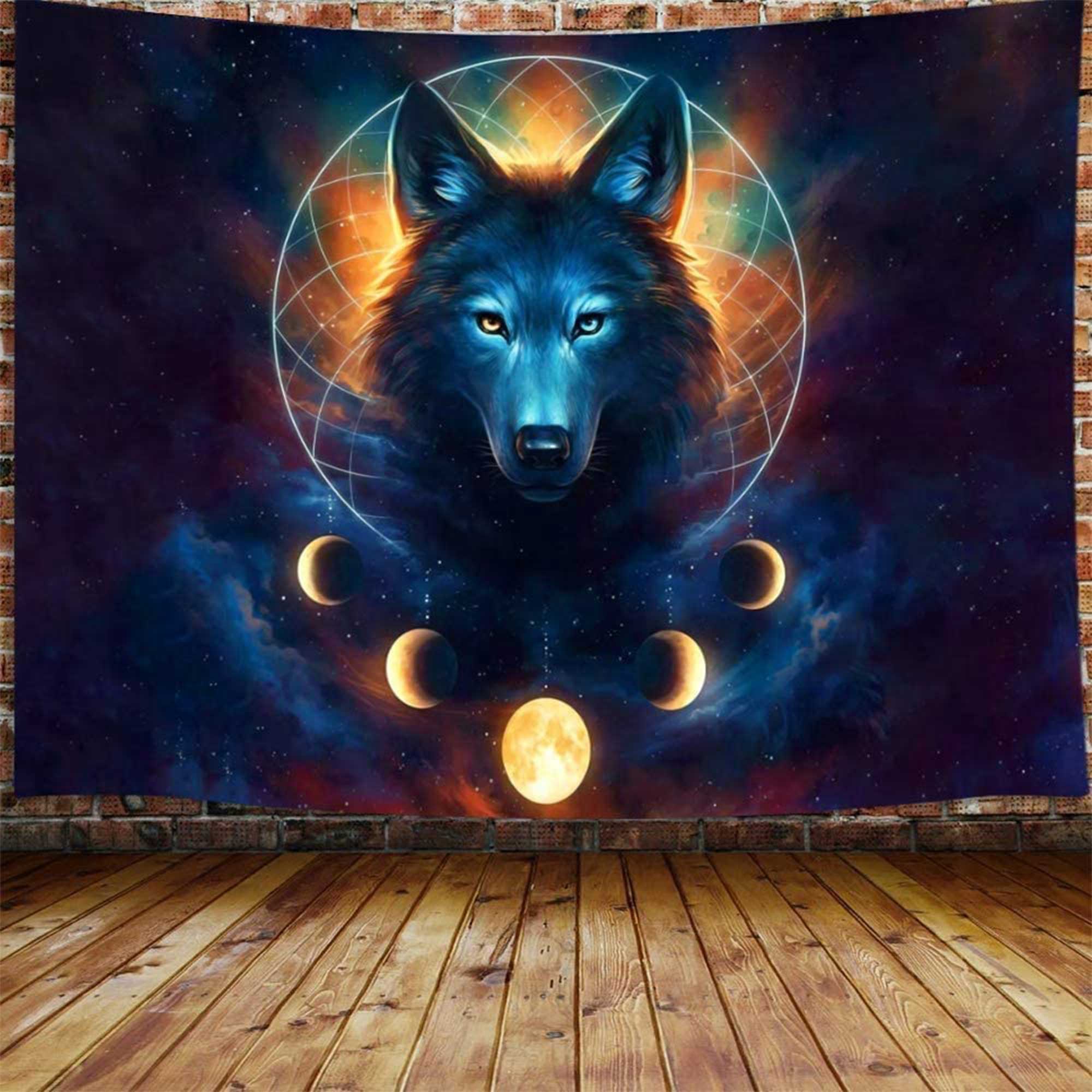 Labyrinth Wolf And Boy 3D Abstract Fantasy Art
 Wallpapers