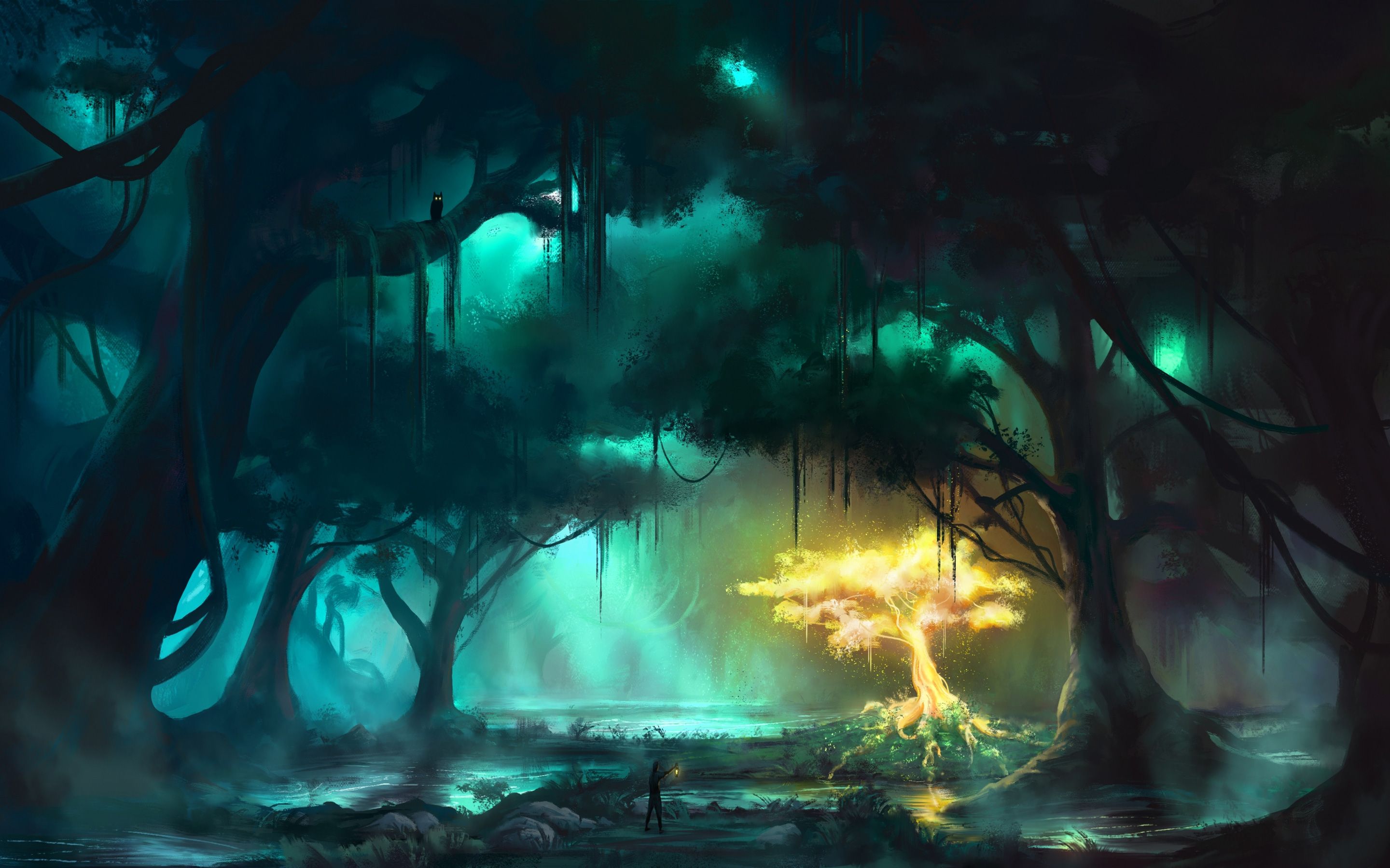 Magical Tree Art
 Wallpapers