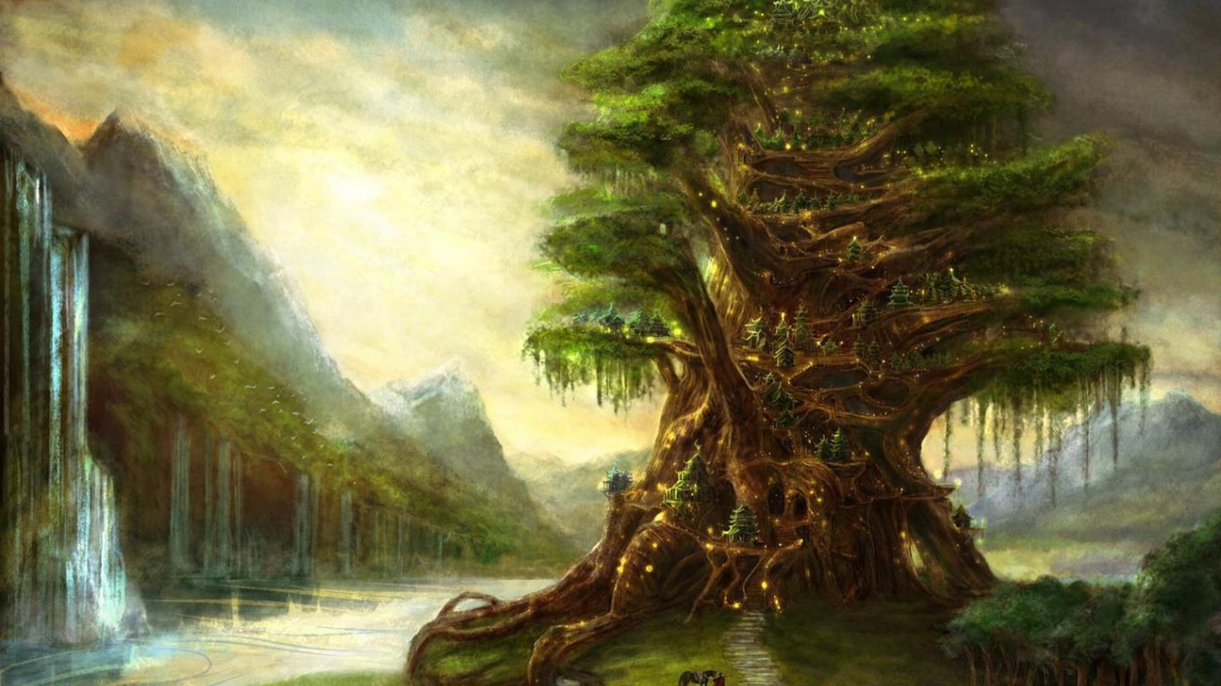 Magical Tree Art
 Wallpapers