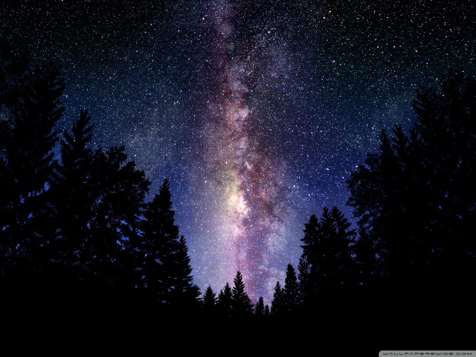 Milky Way View From Earth
 Wallpapers