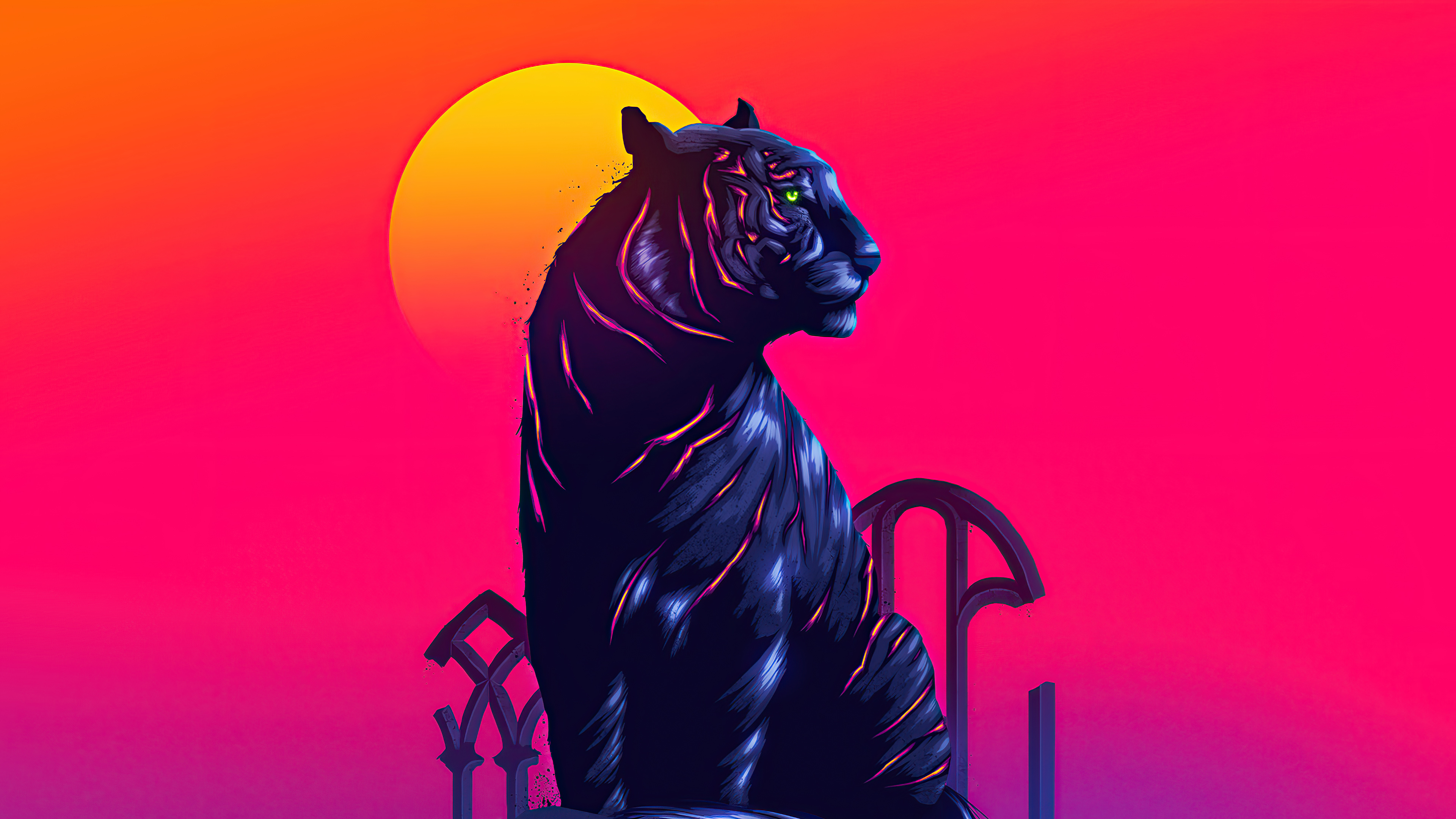 Neon Tiger
 Wallpapers