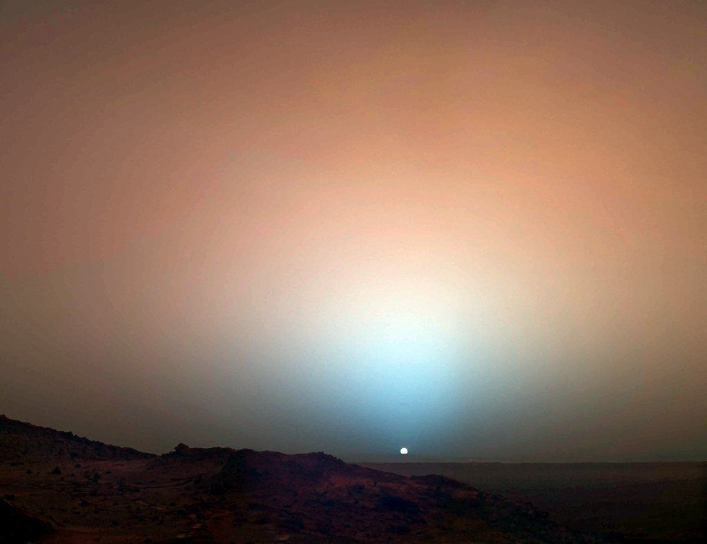 Post Apocalyptic Sunset In Mars 4K
 Wallpapers