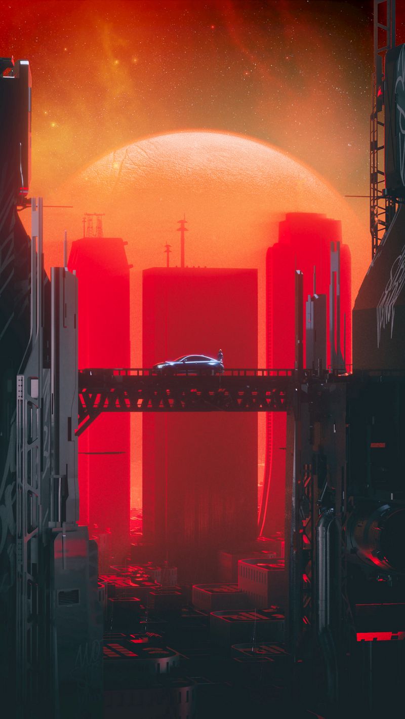 Sci Fi Cyberpunk City
 Wallpapers