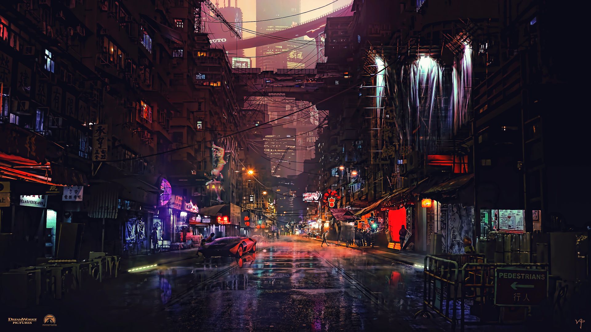 Sci Fi Cyberpunk City
 Wallpapers