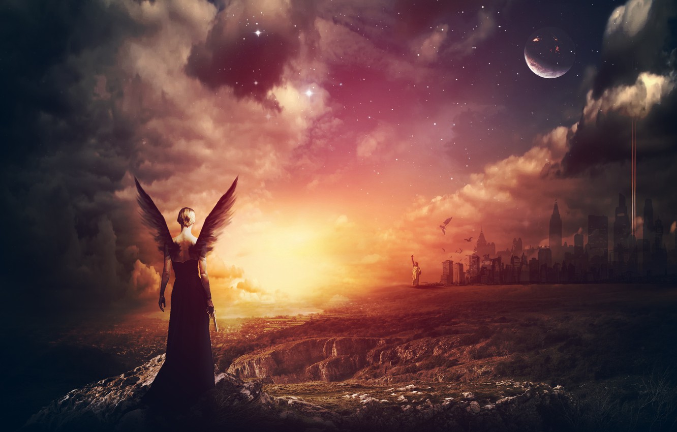 Spiritual Fantasy Art Sunrise
 Wallpapers