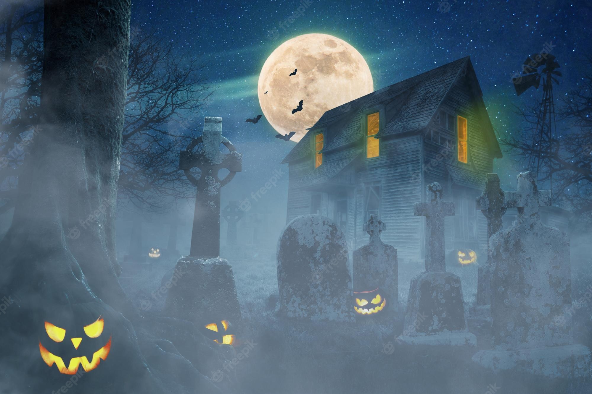 Spooky Halloween House
 Wallpapers