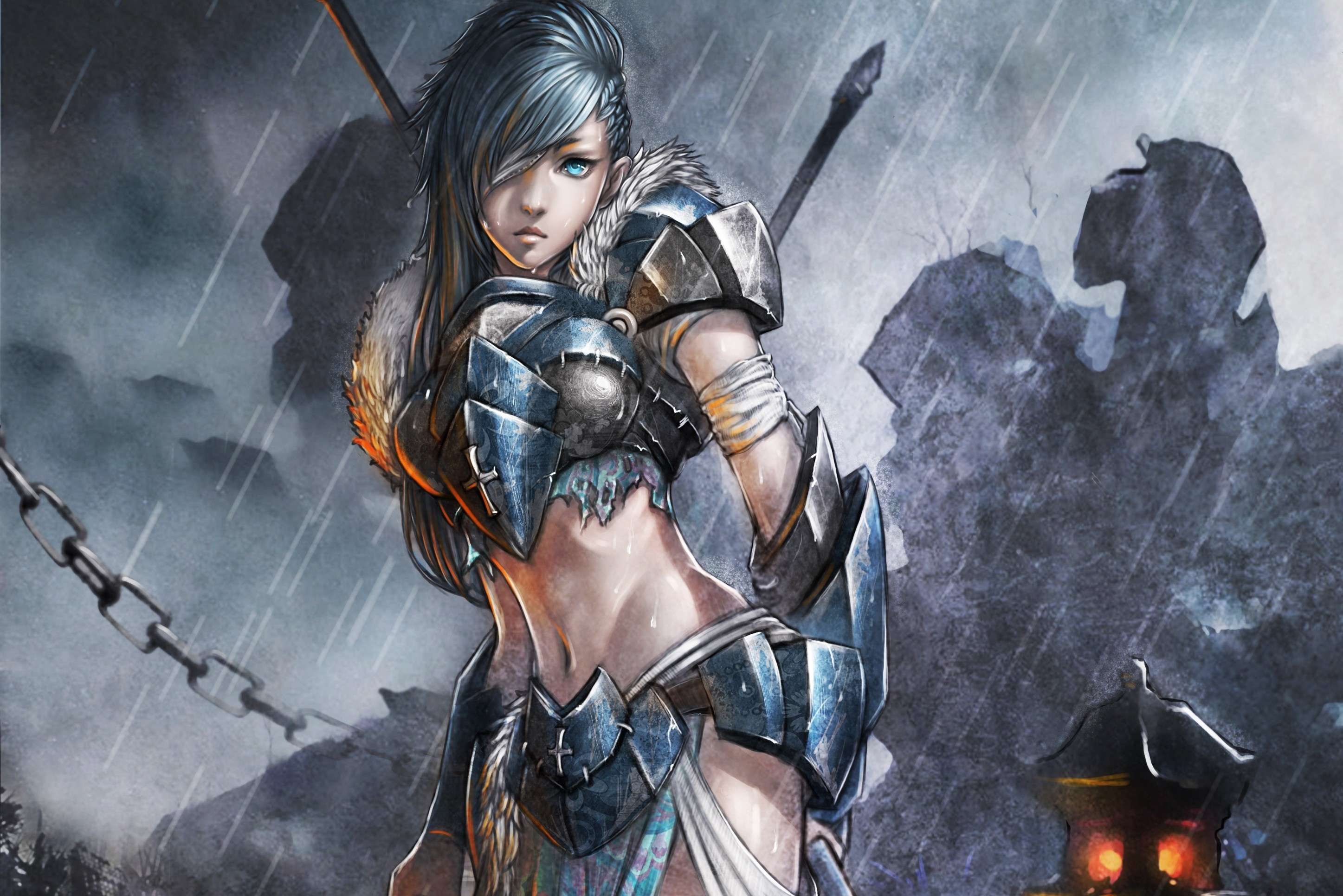 Warlord Fantasy Girl Artwork
 Wallpapers