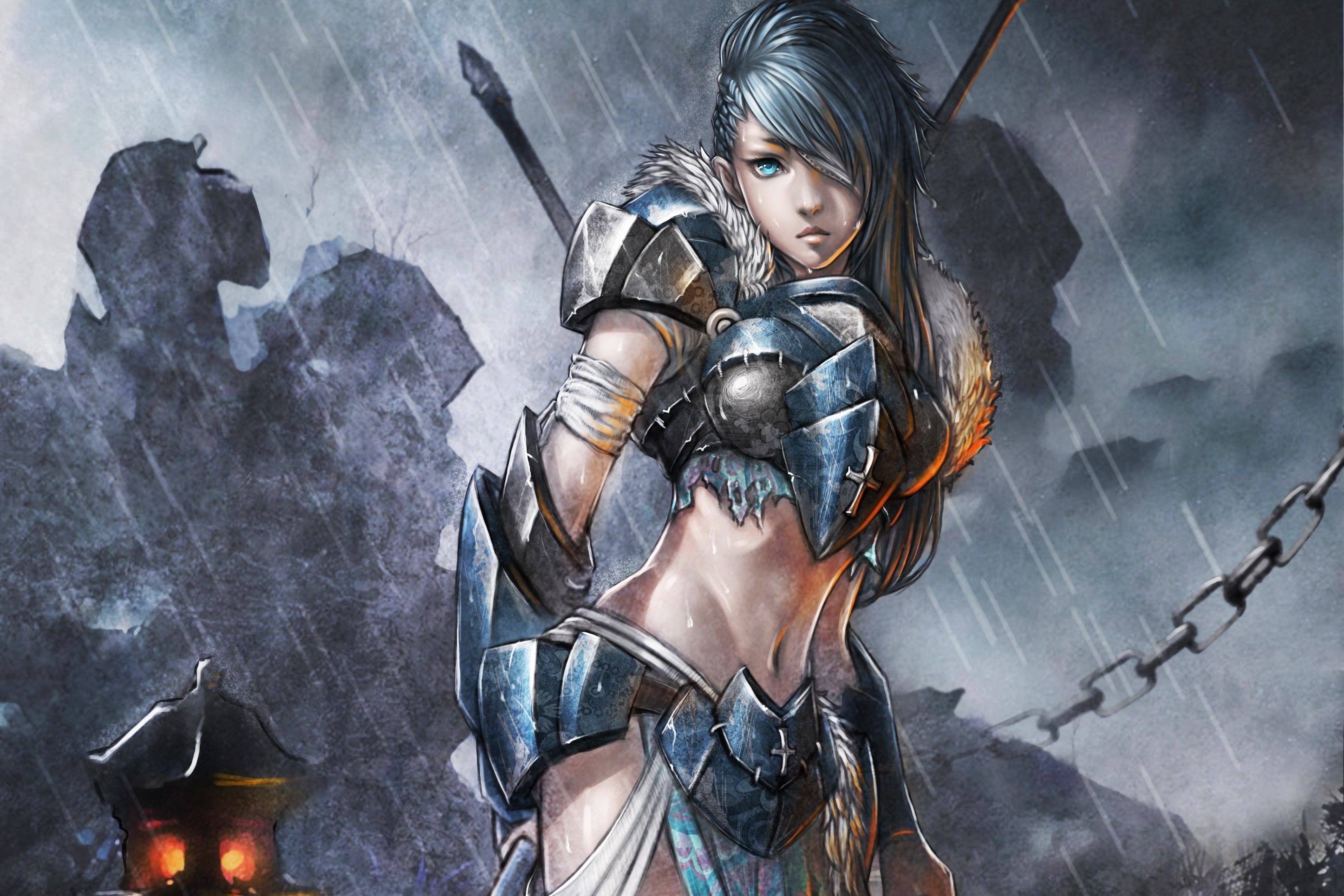 Warlord Fantasy Girl Artwork
 Wallpapers