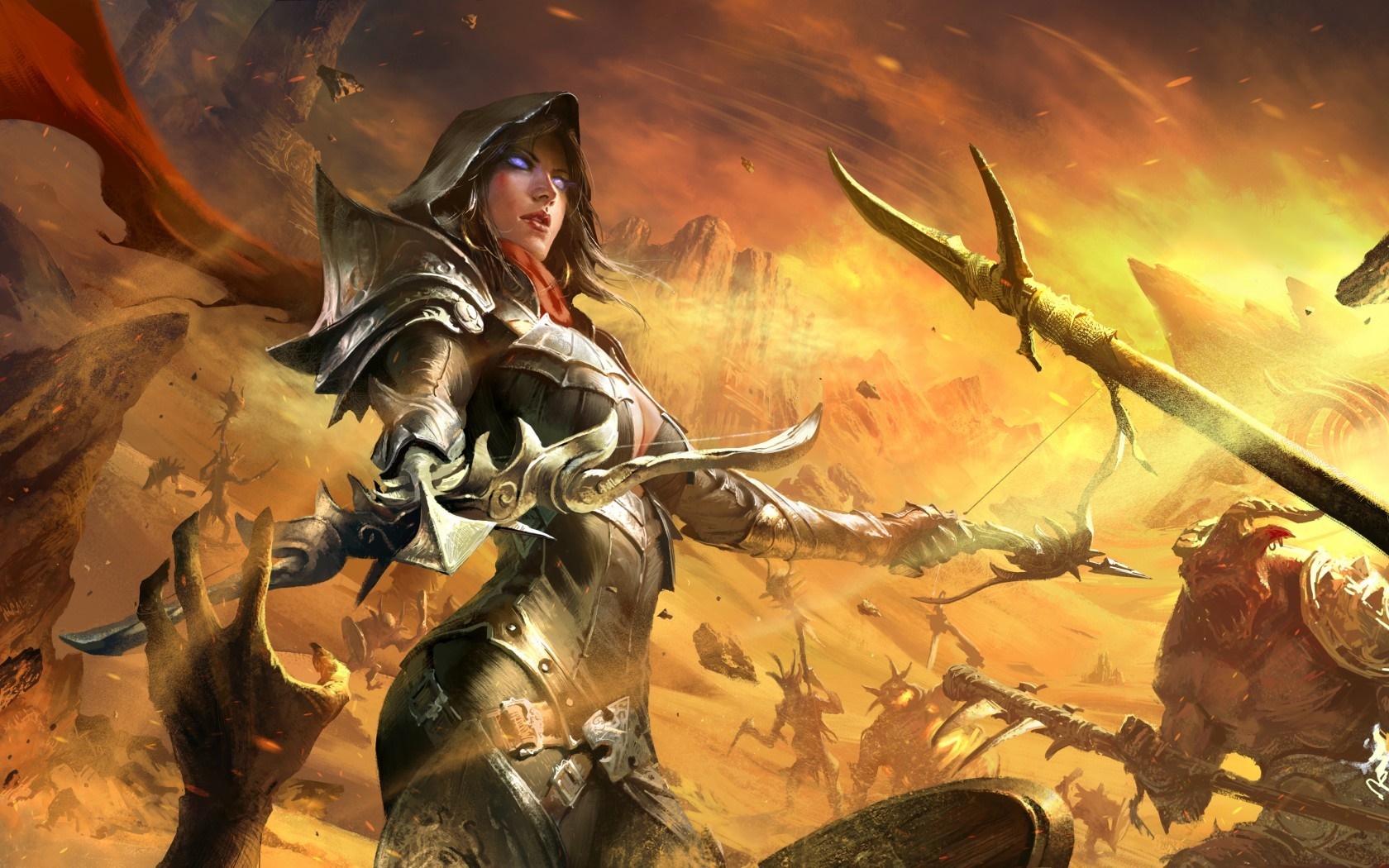 Warlord Fantasy Girl Artwork
 Wallpapers