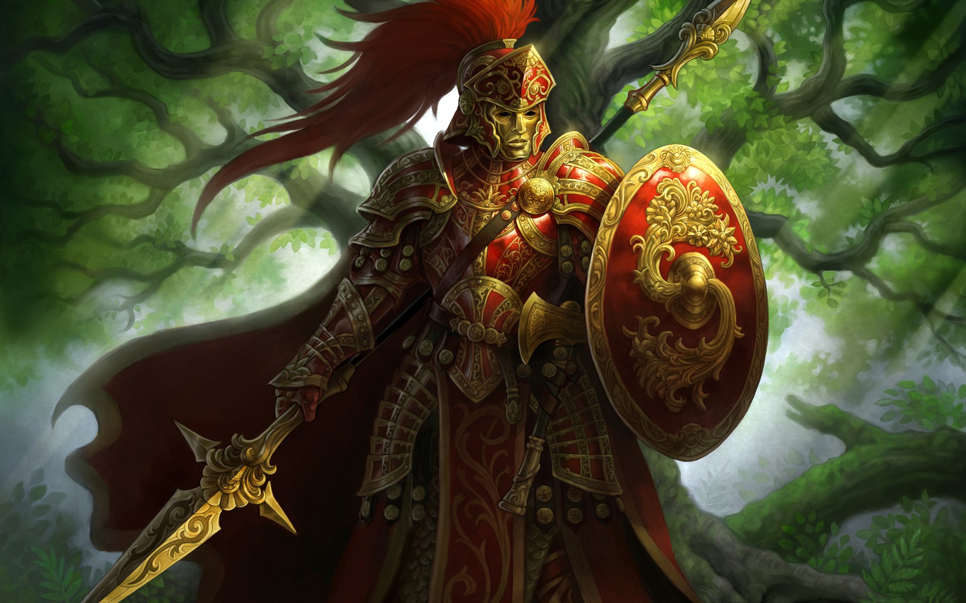 Warlord Fantasy Girl Artwork
 Wallpapers