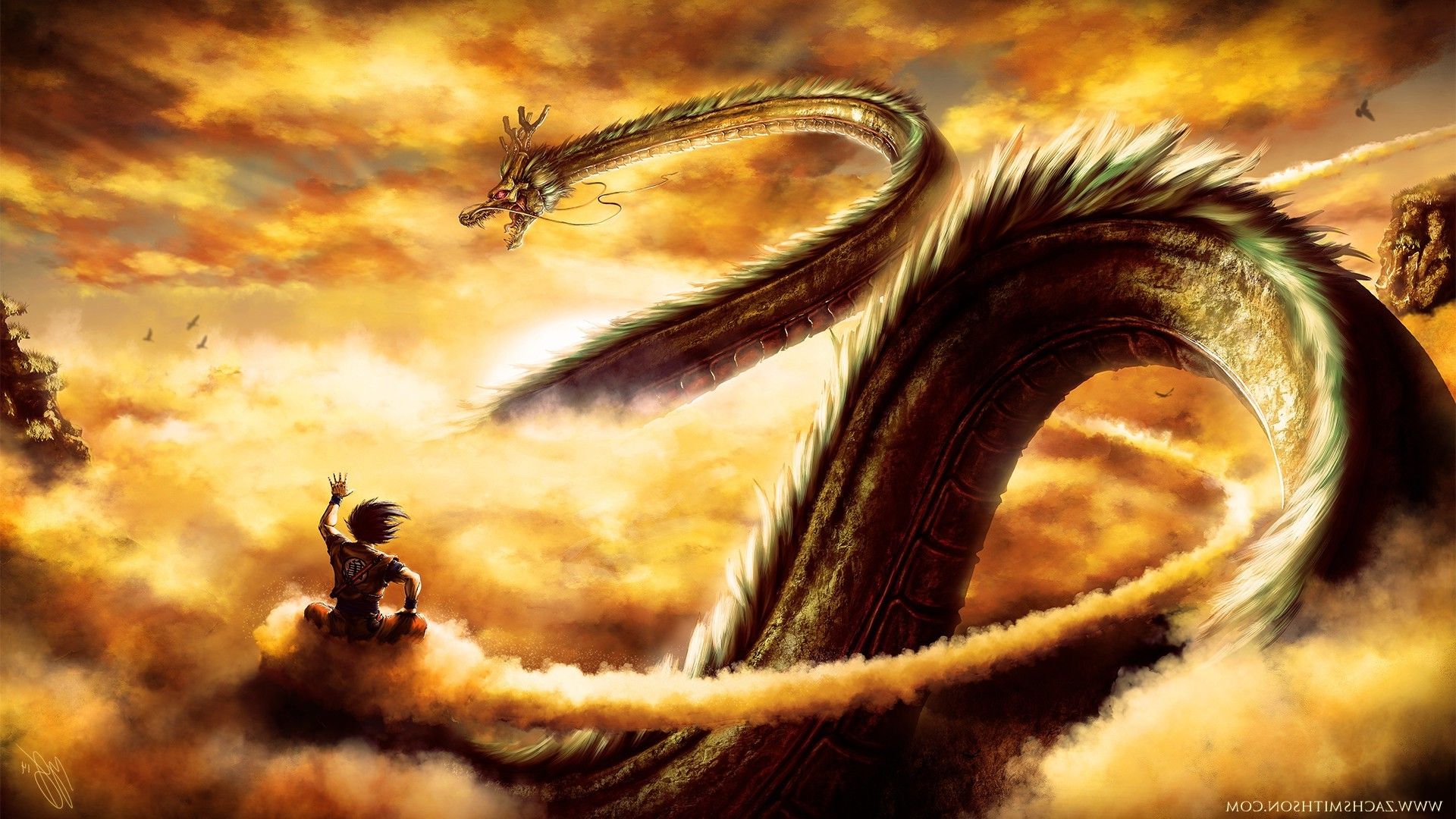 Warrior And Shenlong Art
 Wallpapers