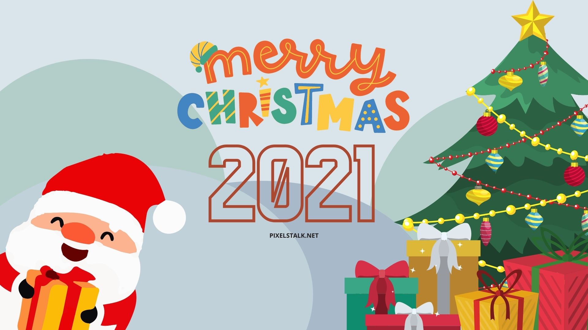 2021 Merry Christmas Wallpapers