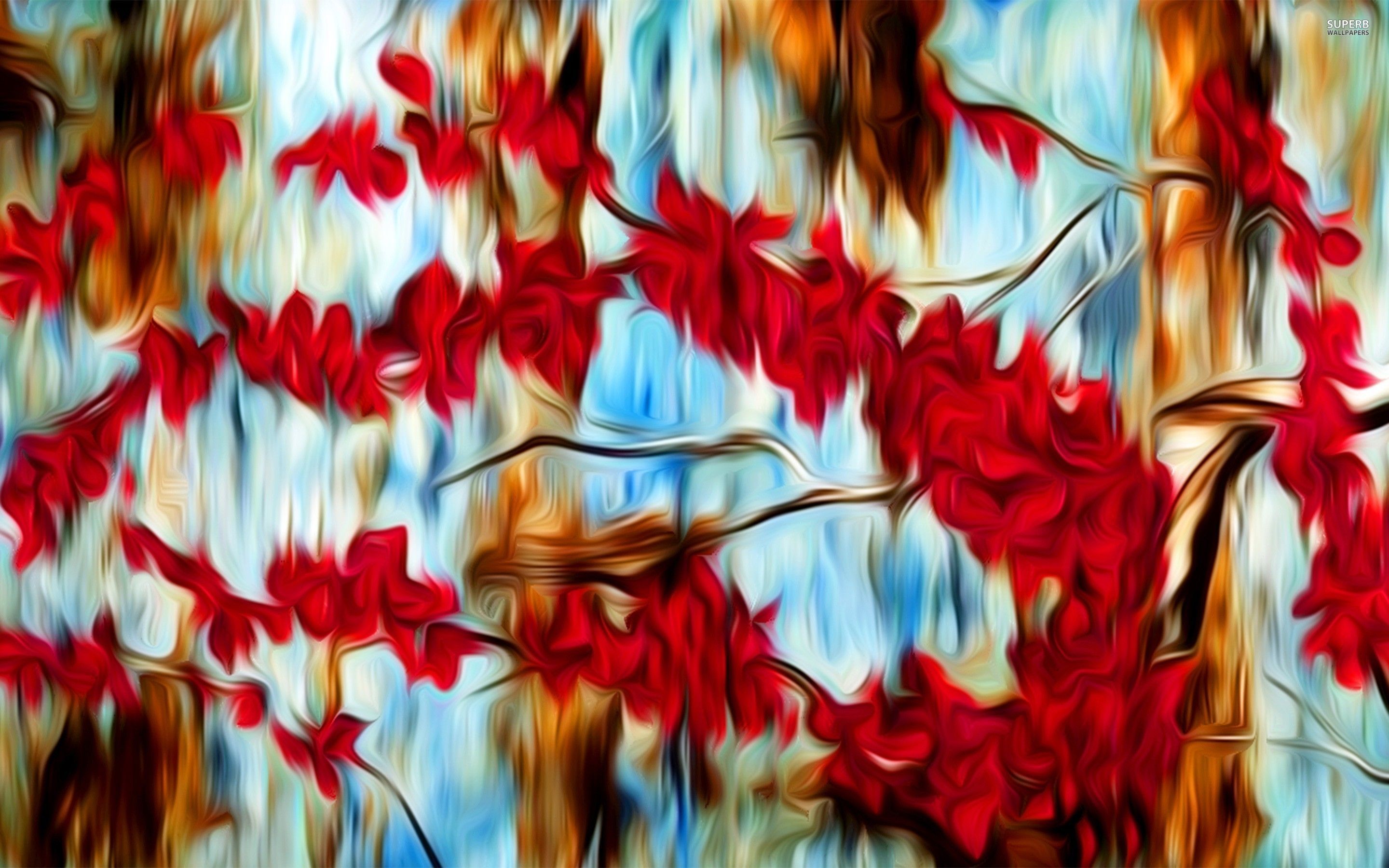 Christmas Abstract Art Wallpapers