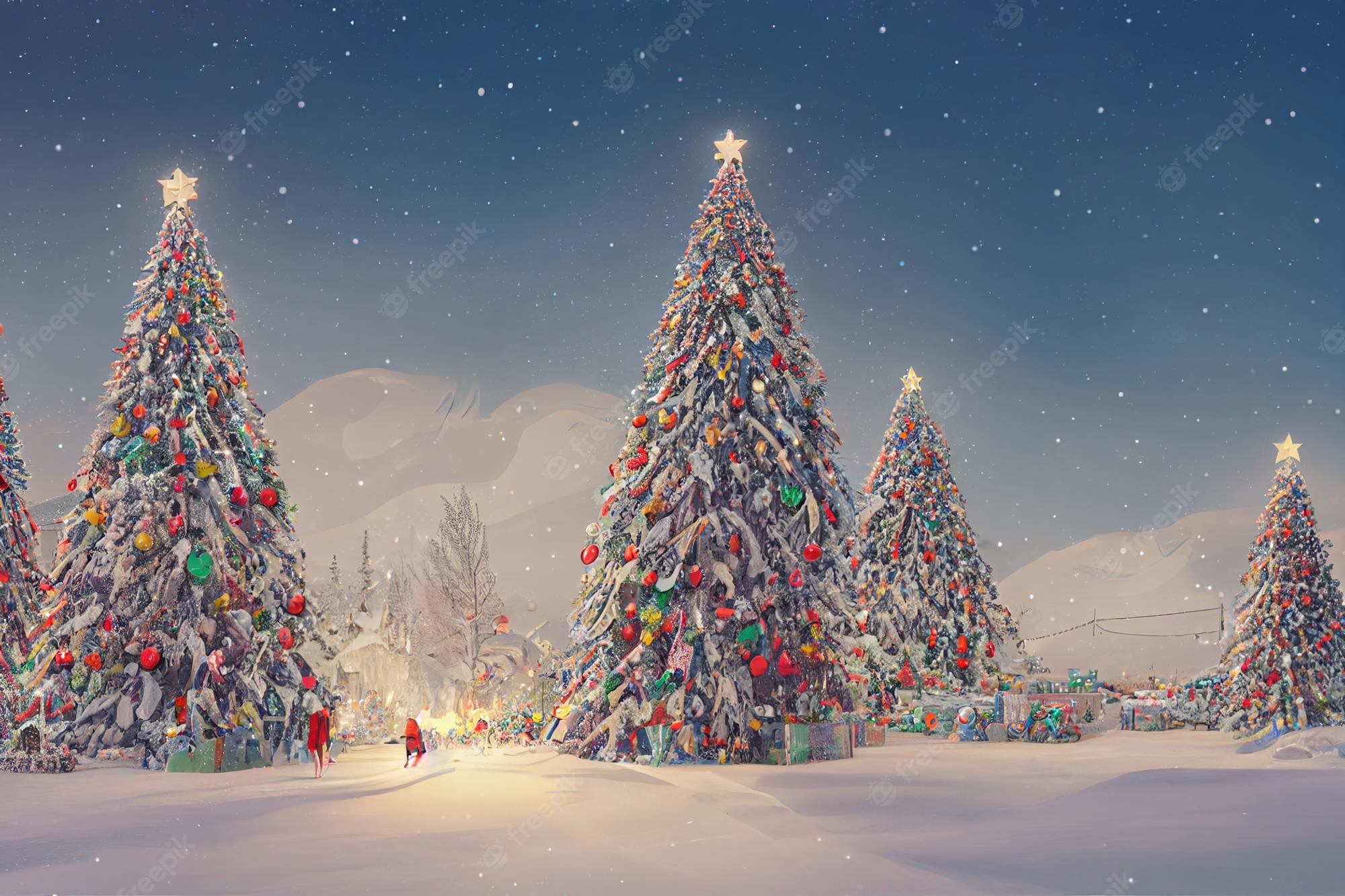 Christmas Abstract Art Wallpapers