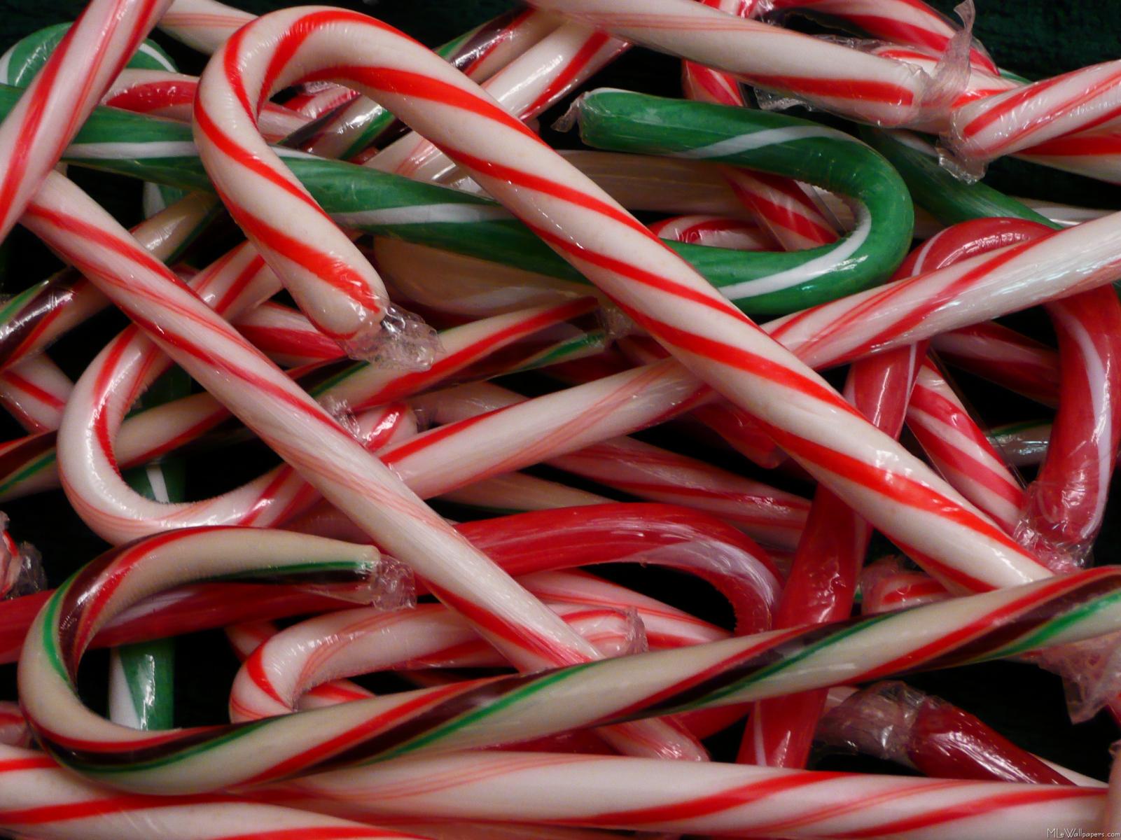 Christmas Candy Canes Wallpapers