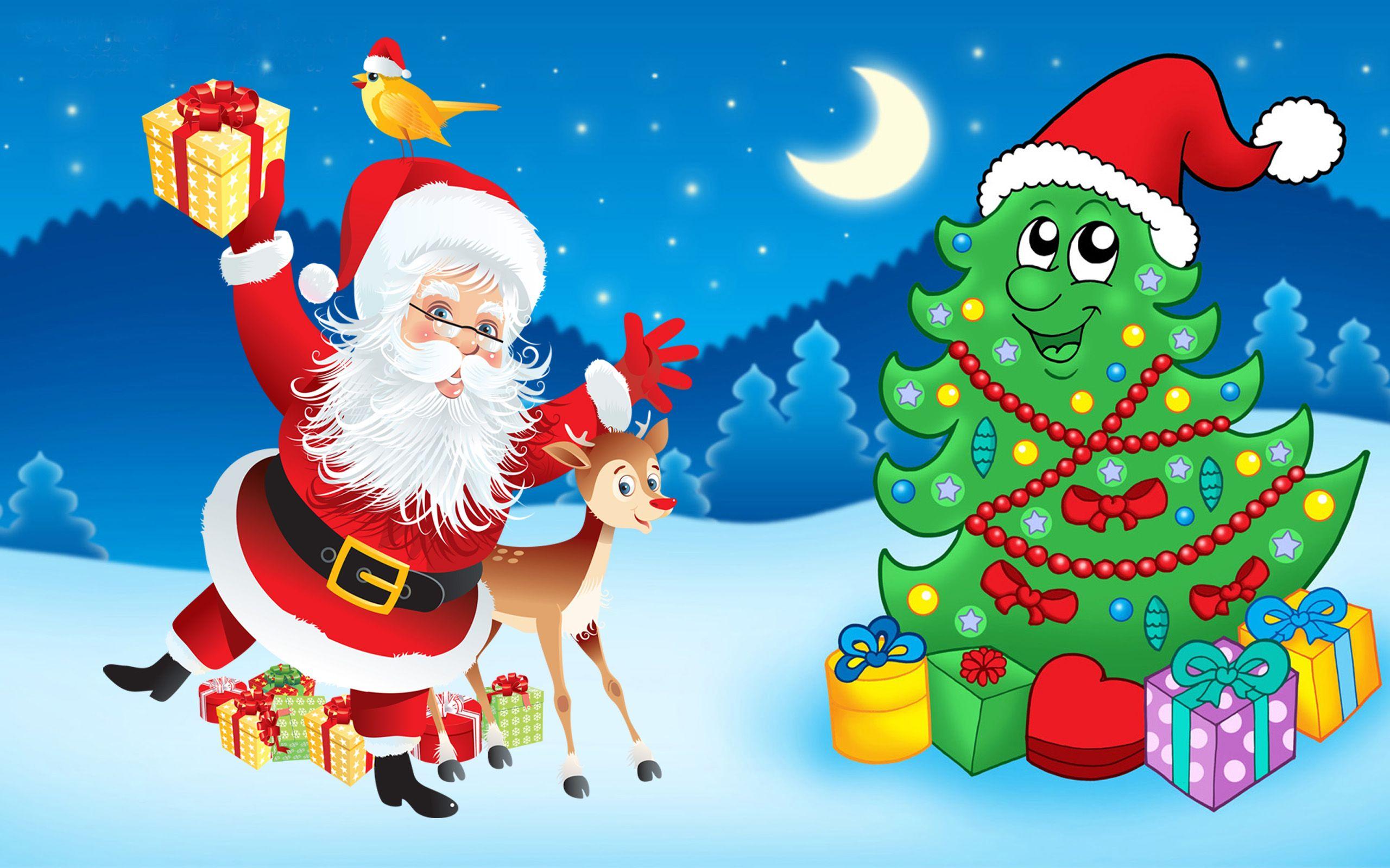 Christmas Cartoon Wallpapers