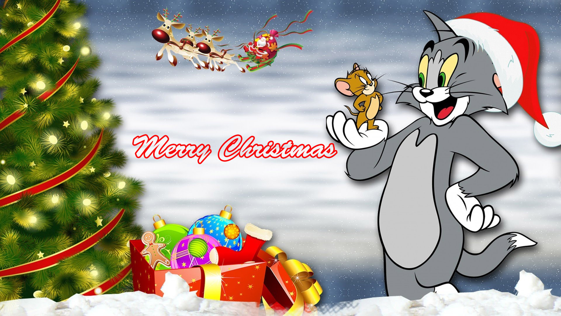 Christmas Cartoon Wallpapers