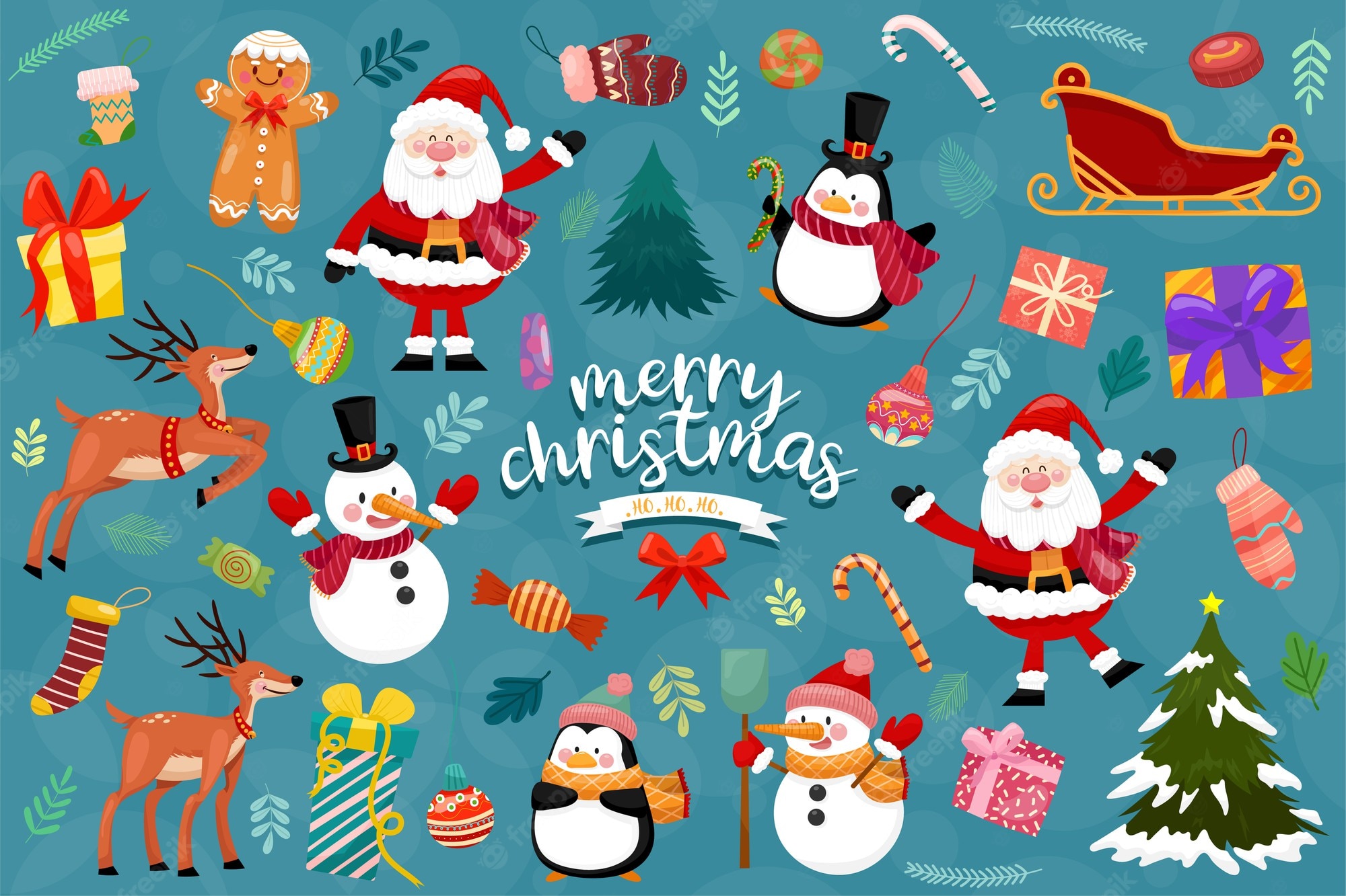 Christmas Cartoon Wallpapers