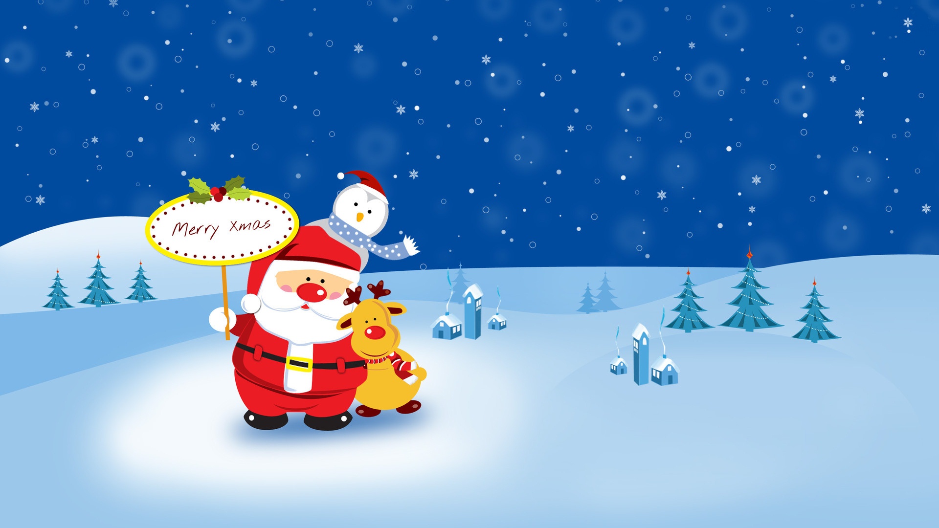 Christmas Cartoon Wallpapers