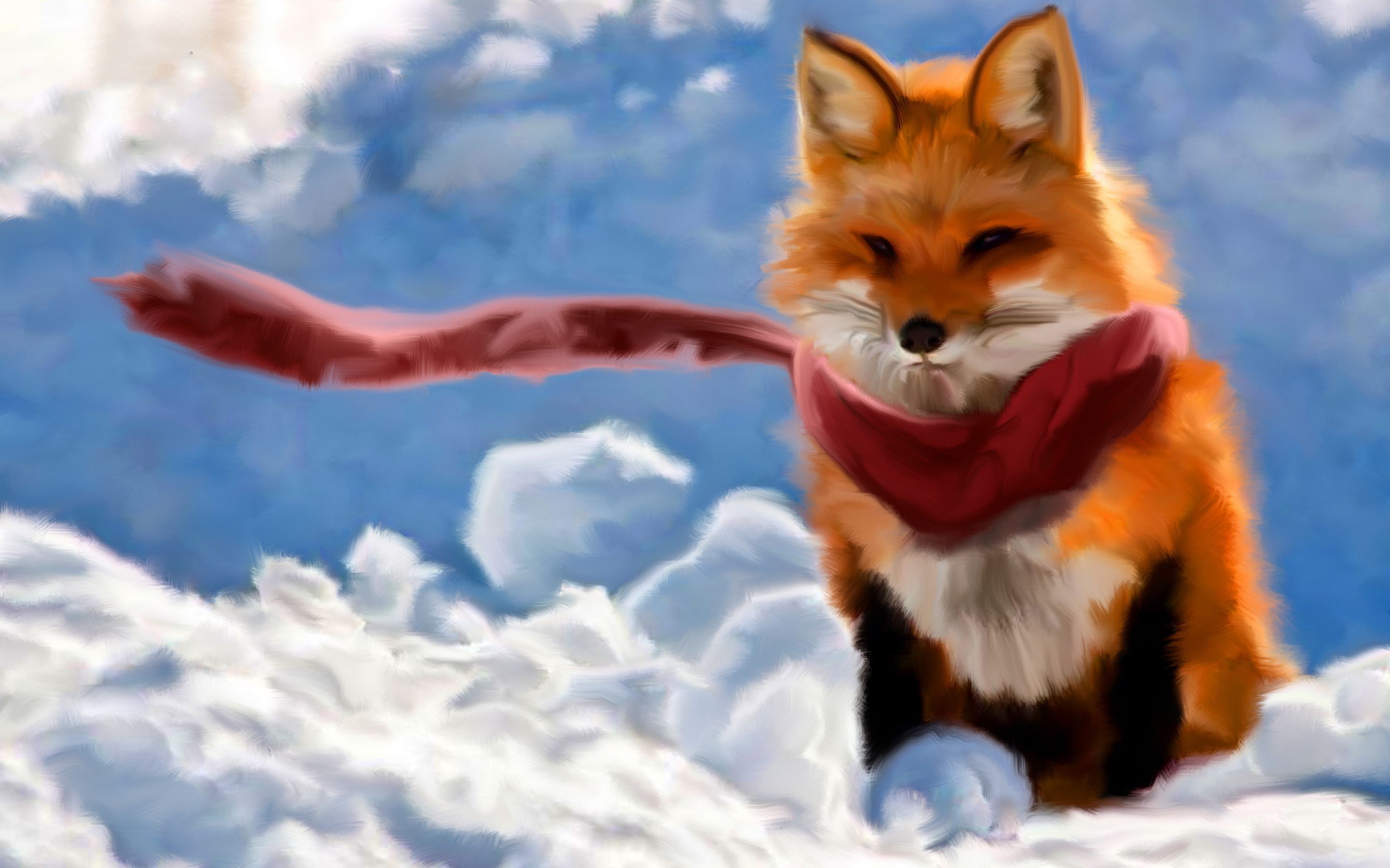 Christmas Fox Wallpapers