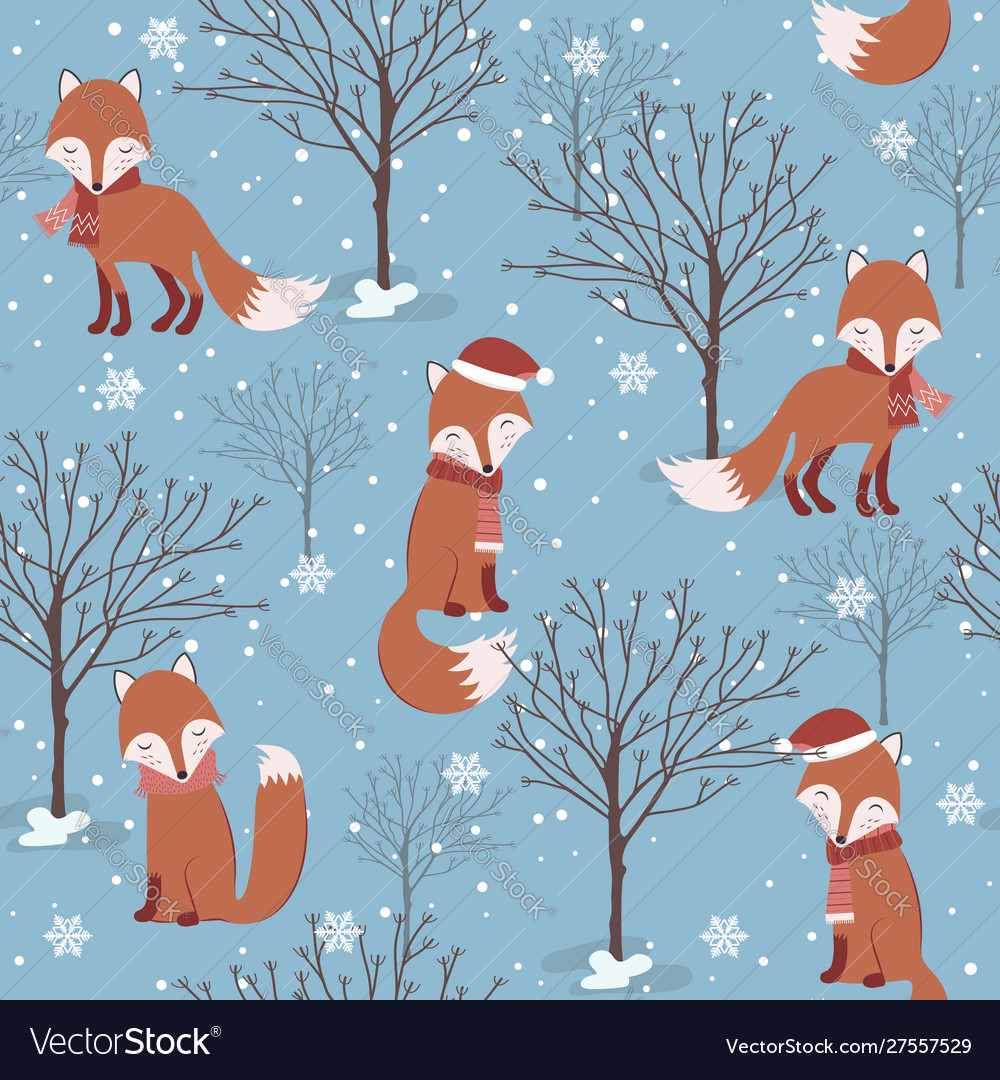 Christmas Fox Wallpapers