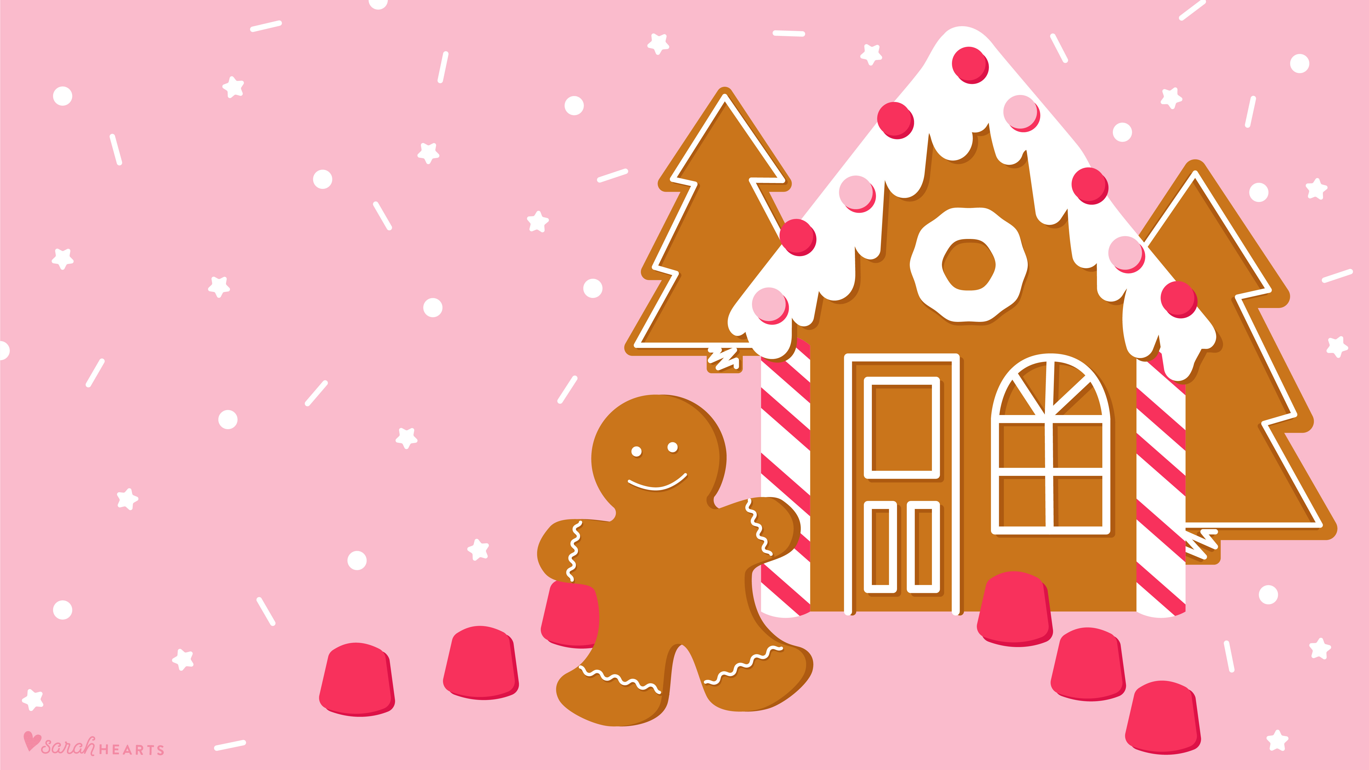 Christmas Gingerbread Wallpapers