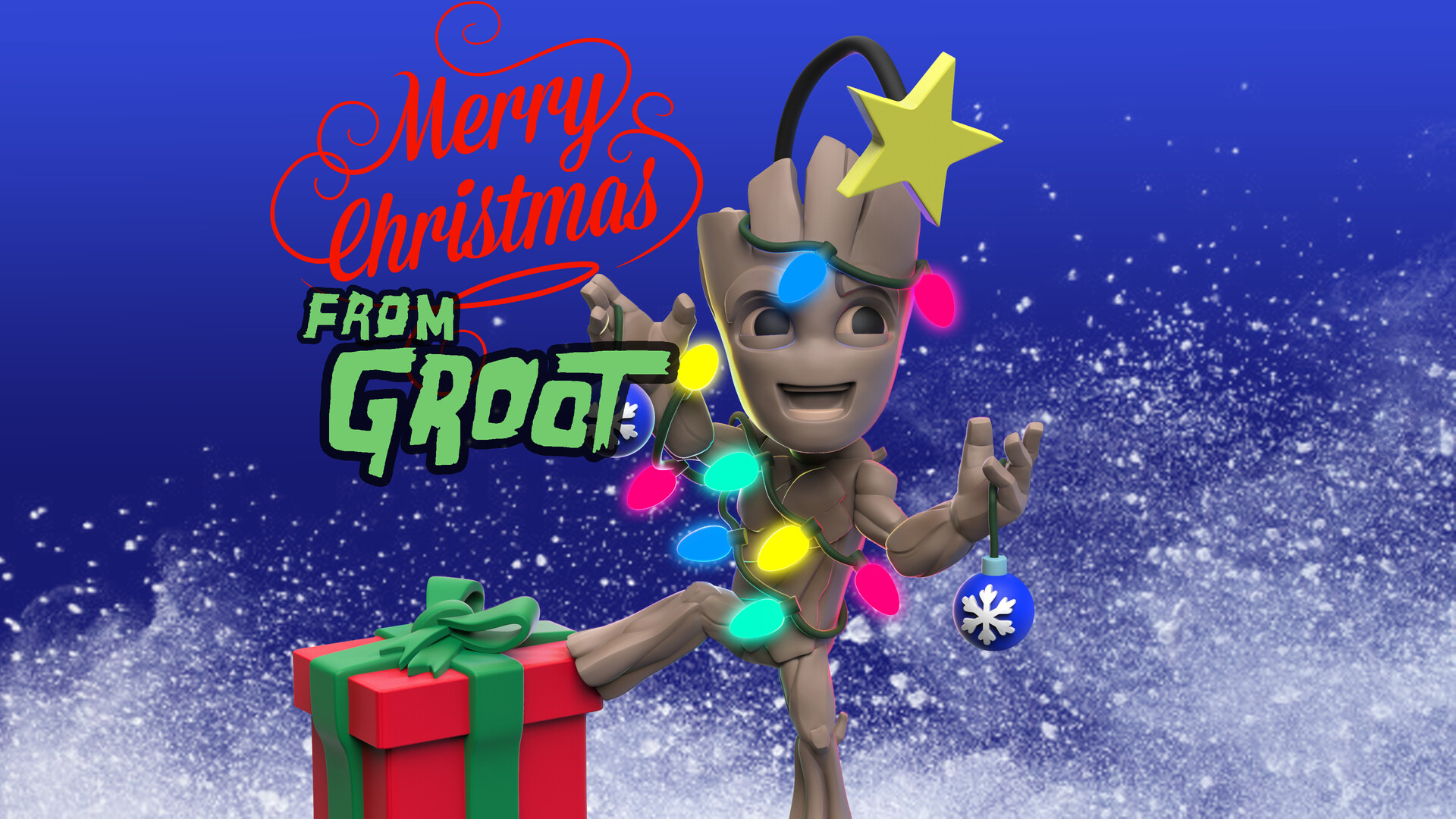 Christmas Groot Wallpapers