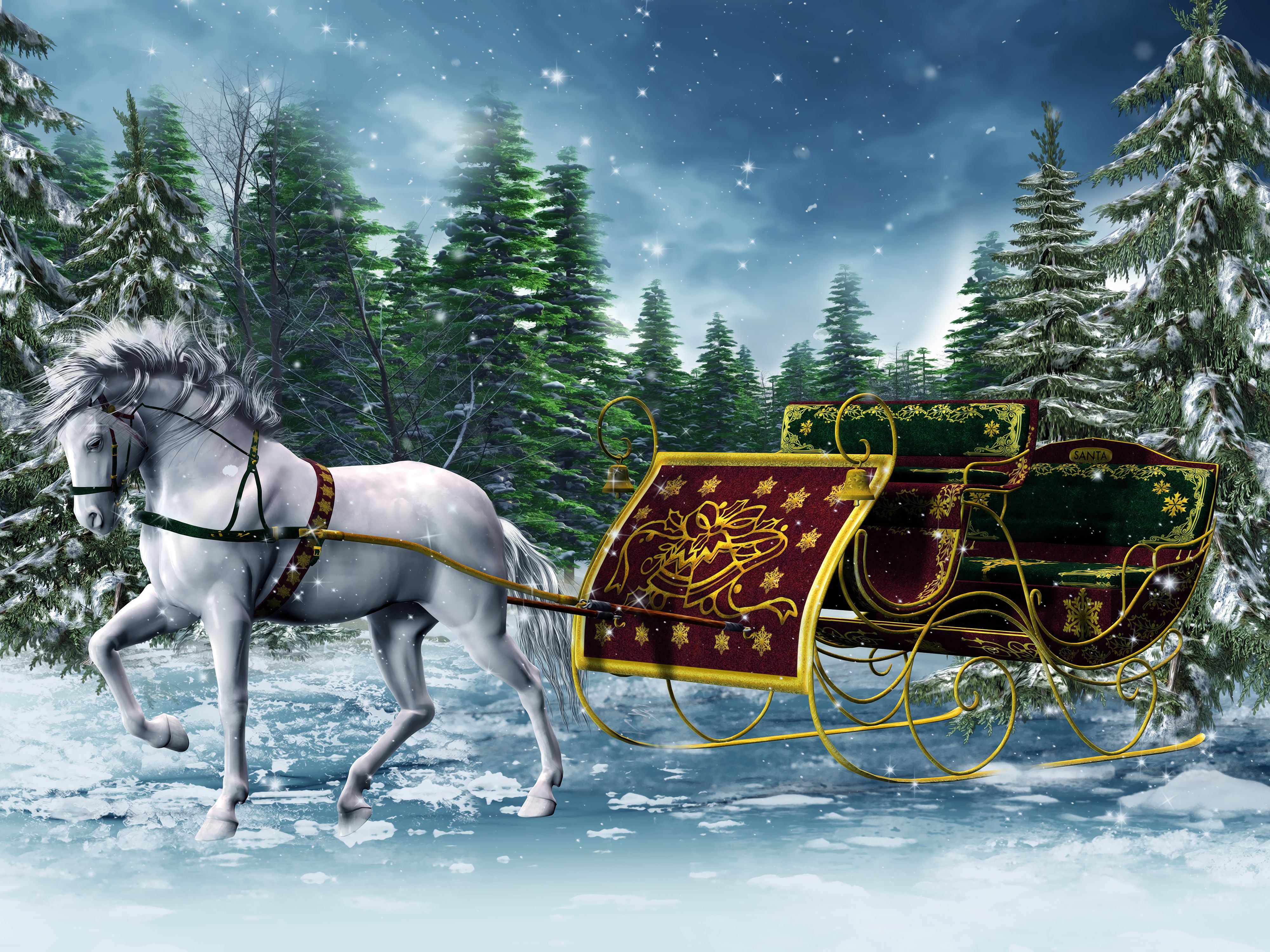 Christmas Horse Wallpapers