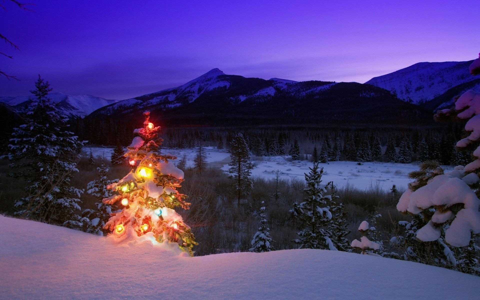 Christmas Landscape Wallpapers