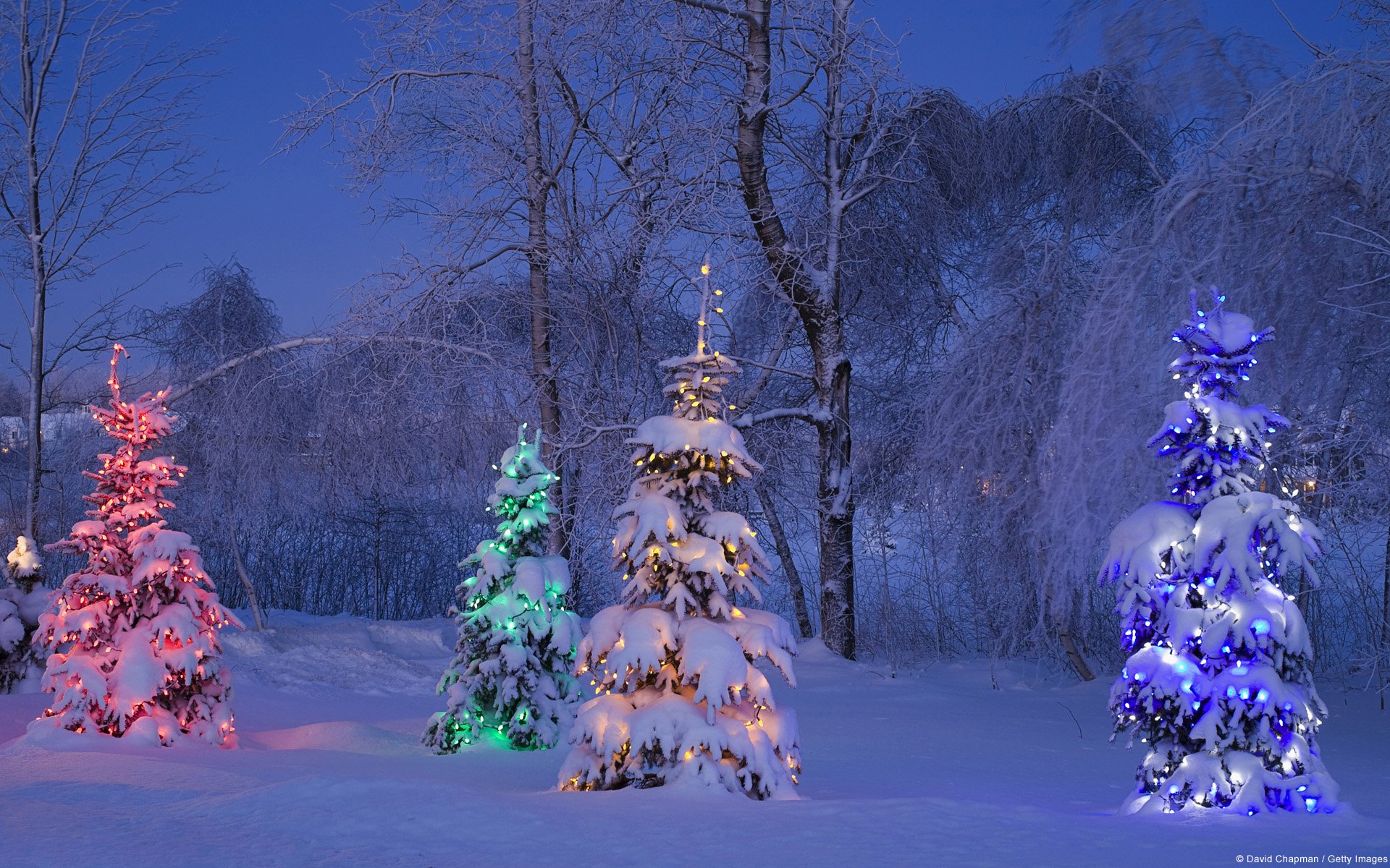 Christmas Light Snow Wallpapers