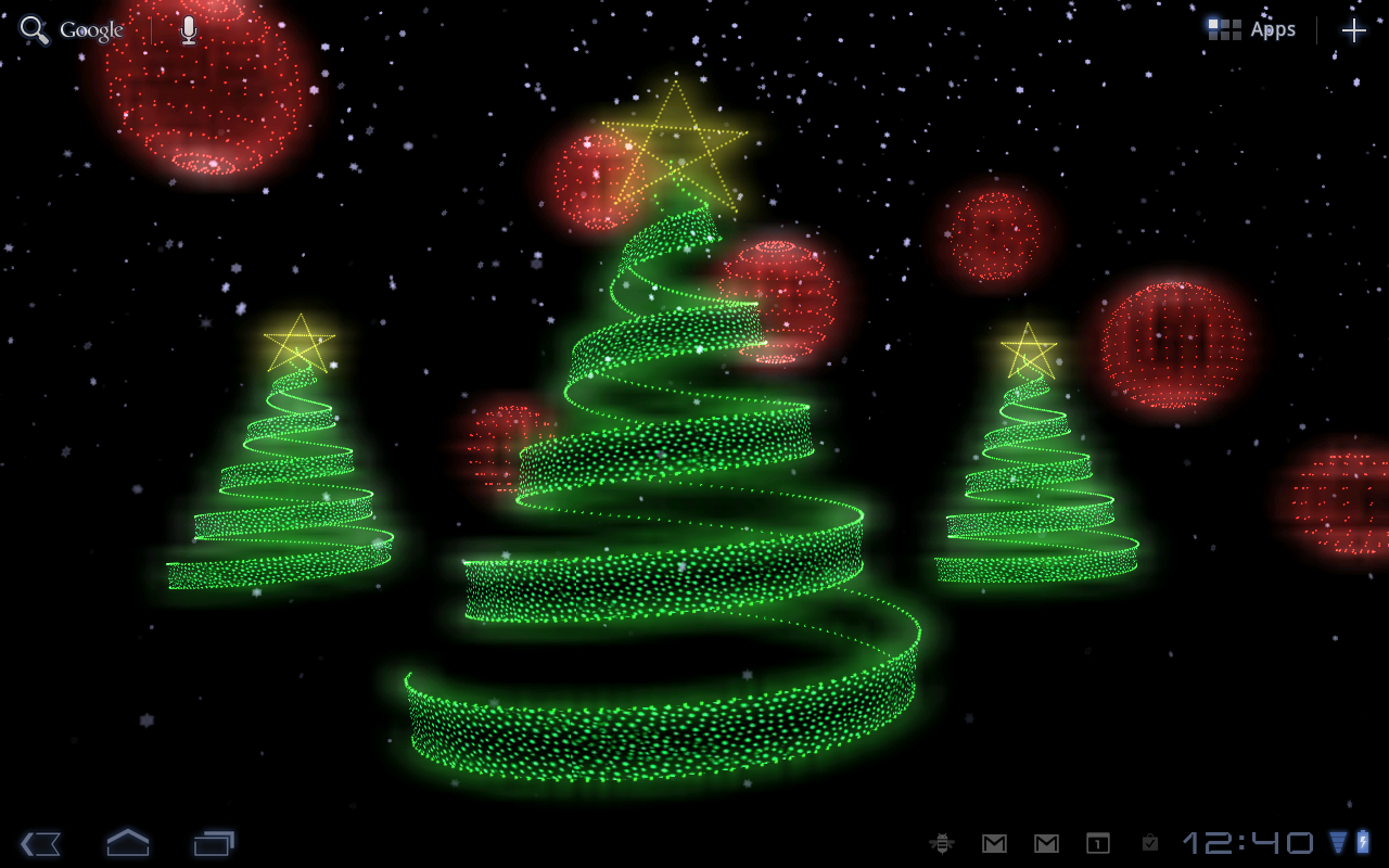 Christmas Light Snow Wallpapers