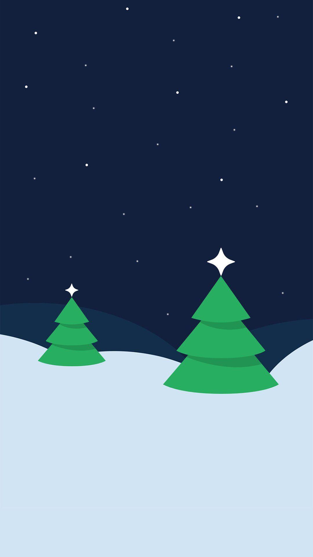 Christmas Minimalist Wallpapers