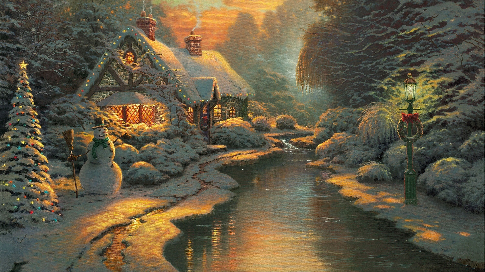 Christmas Paintings Wallpapers