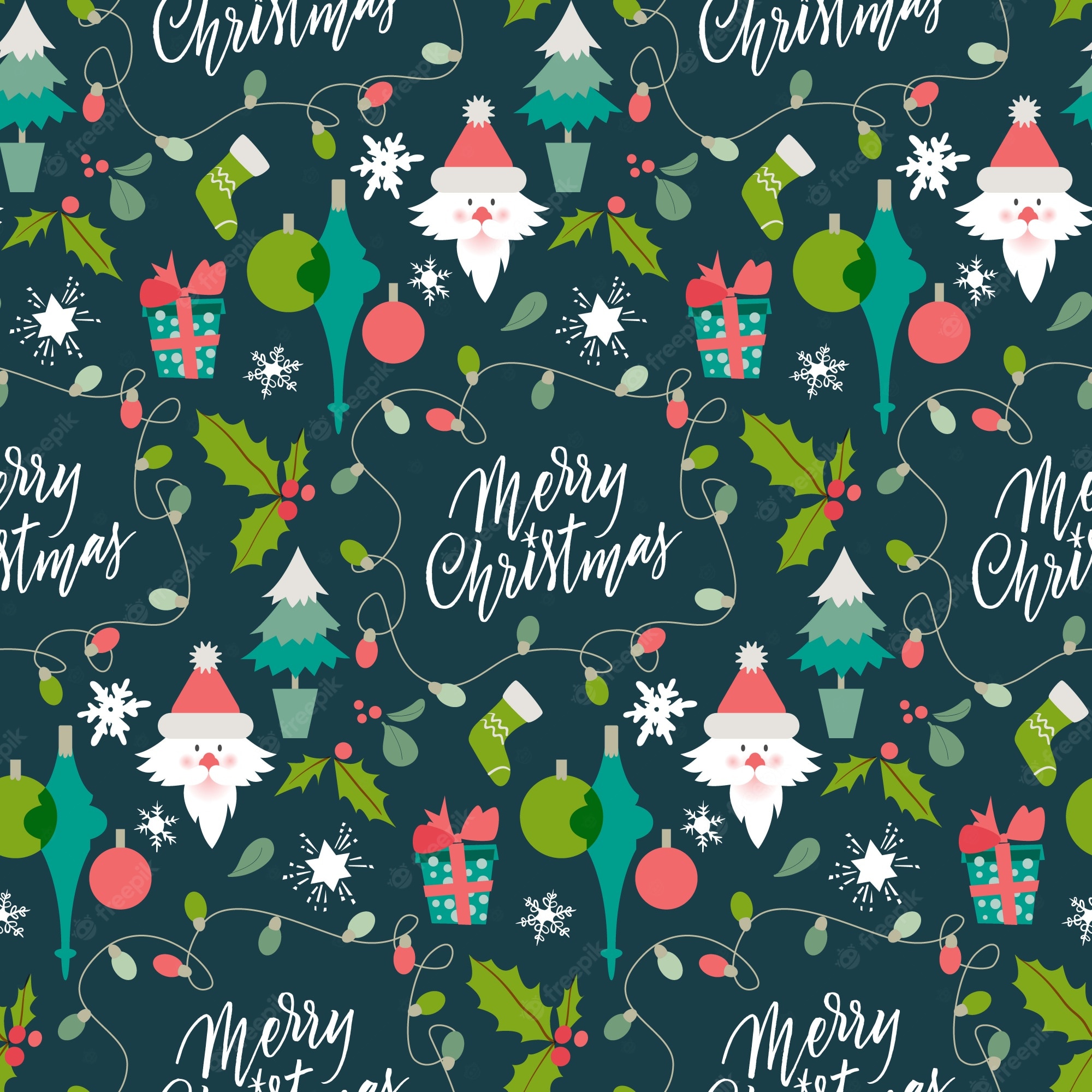 Christmas Pattern Wallpapers