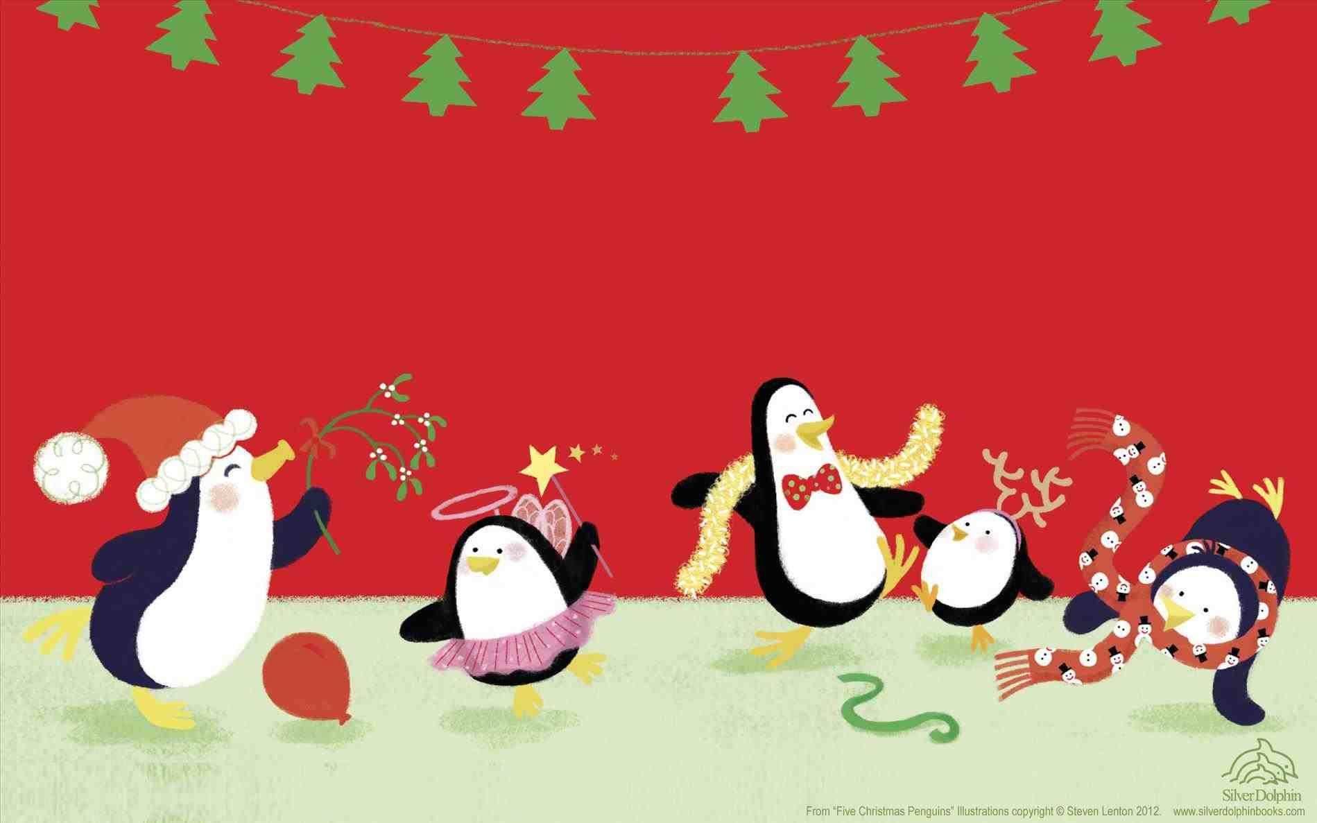 Christmas Penguin Wallpapers