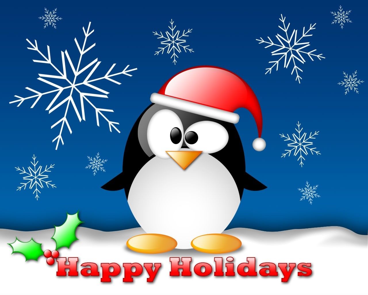 Christmas Penguin Wallpapers