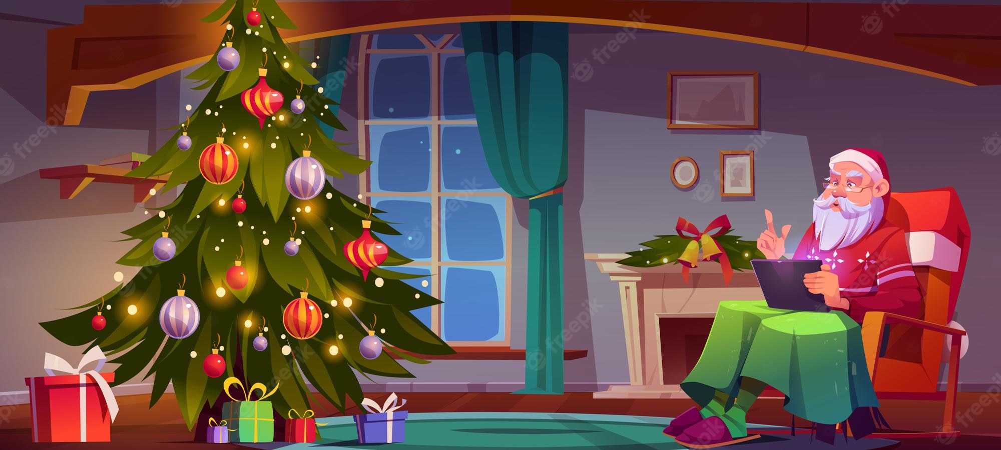 Christmas Room Wallpapers