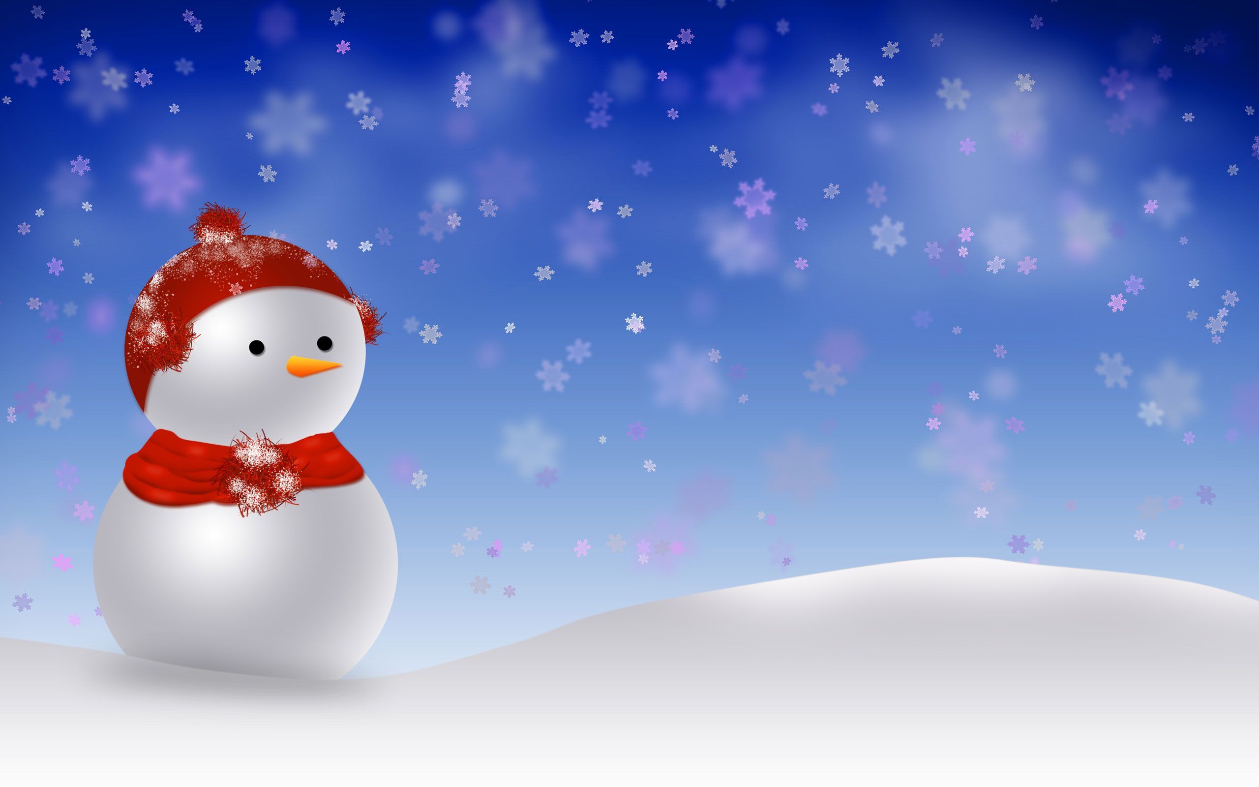 Christmas Snowman Wallpapers