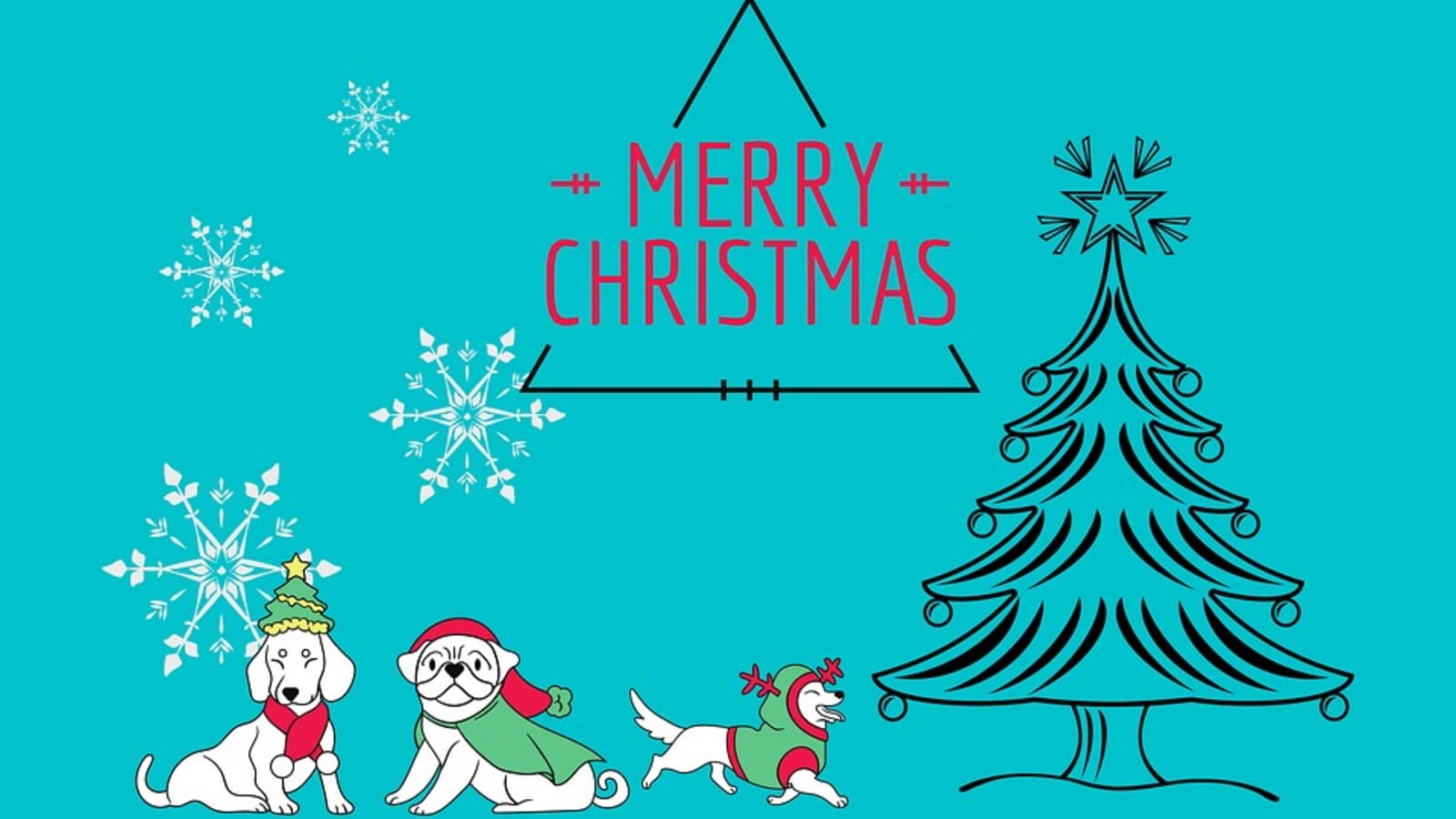 Christmas Stickers Wallpapers