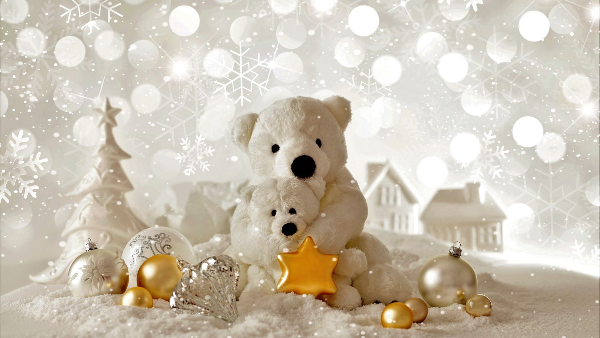 Christmas Teddy Bears Wallpapers