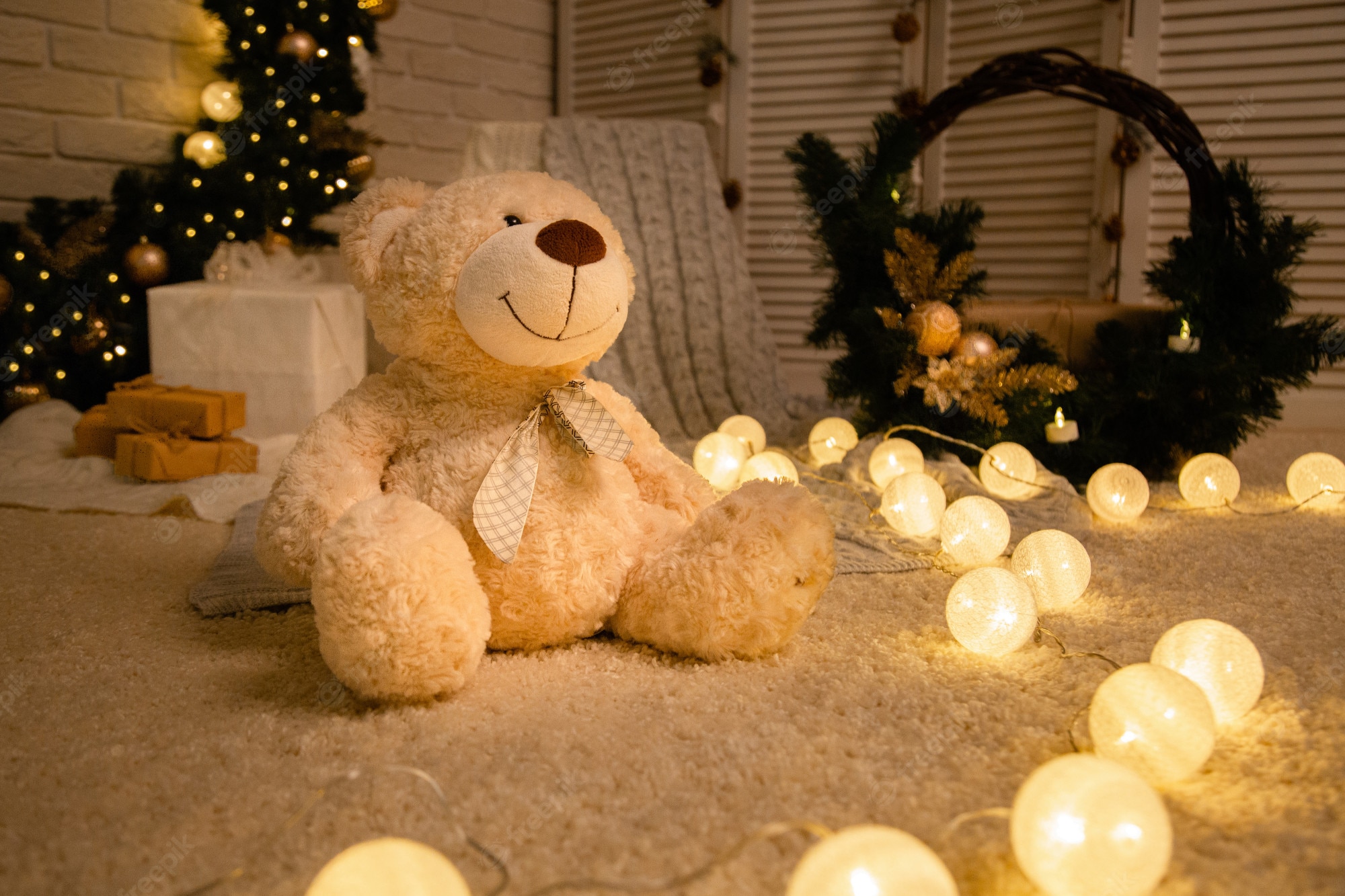 Christmas Teddy Bears Wallpapers